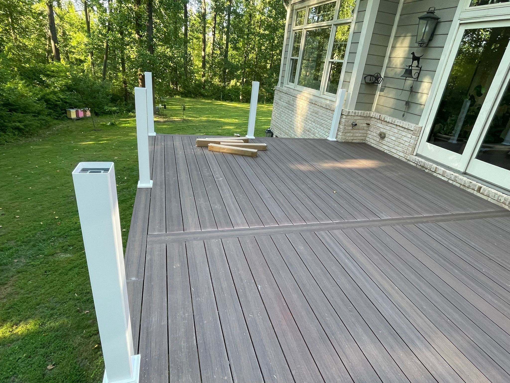 Deck Resurface using Deckorators Voyage - Color Khaya by deck guardian