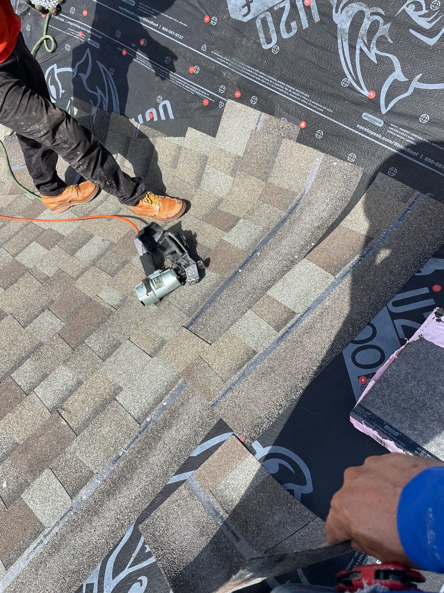 Residential Roofing Installation using Owen's Corning Duration (Lifetime) Shingles by Roof Repair Company