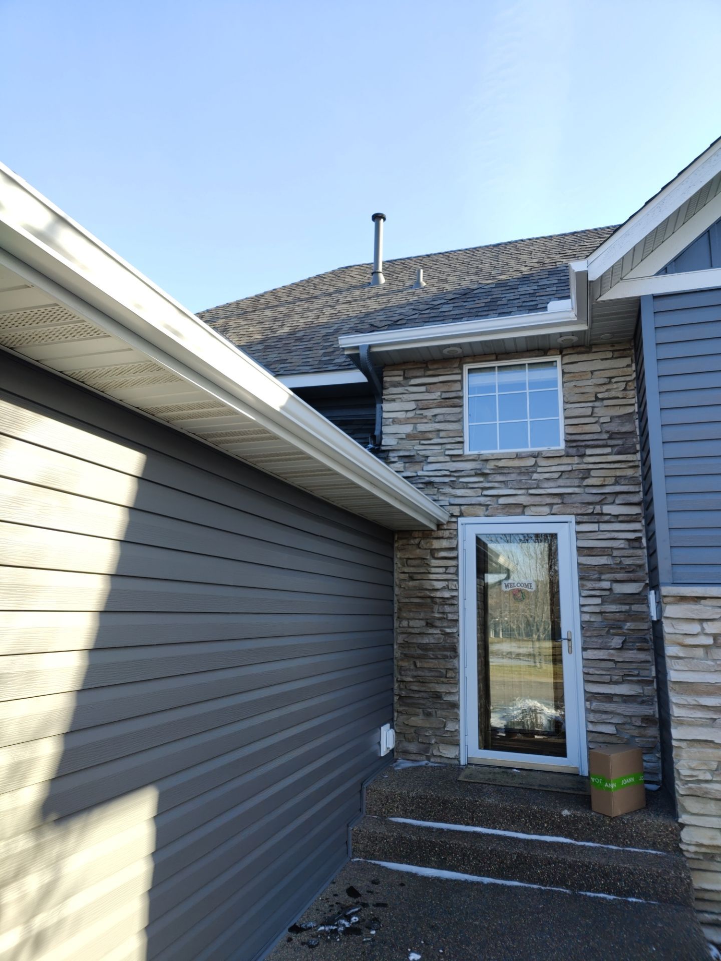 5" Gutters in Sartell by Next Level Seamless Gutters / Exteriors Inc.