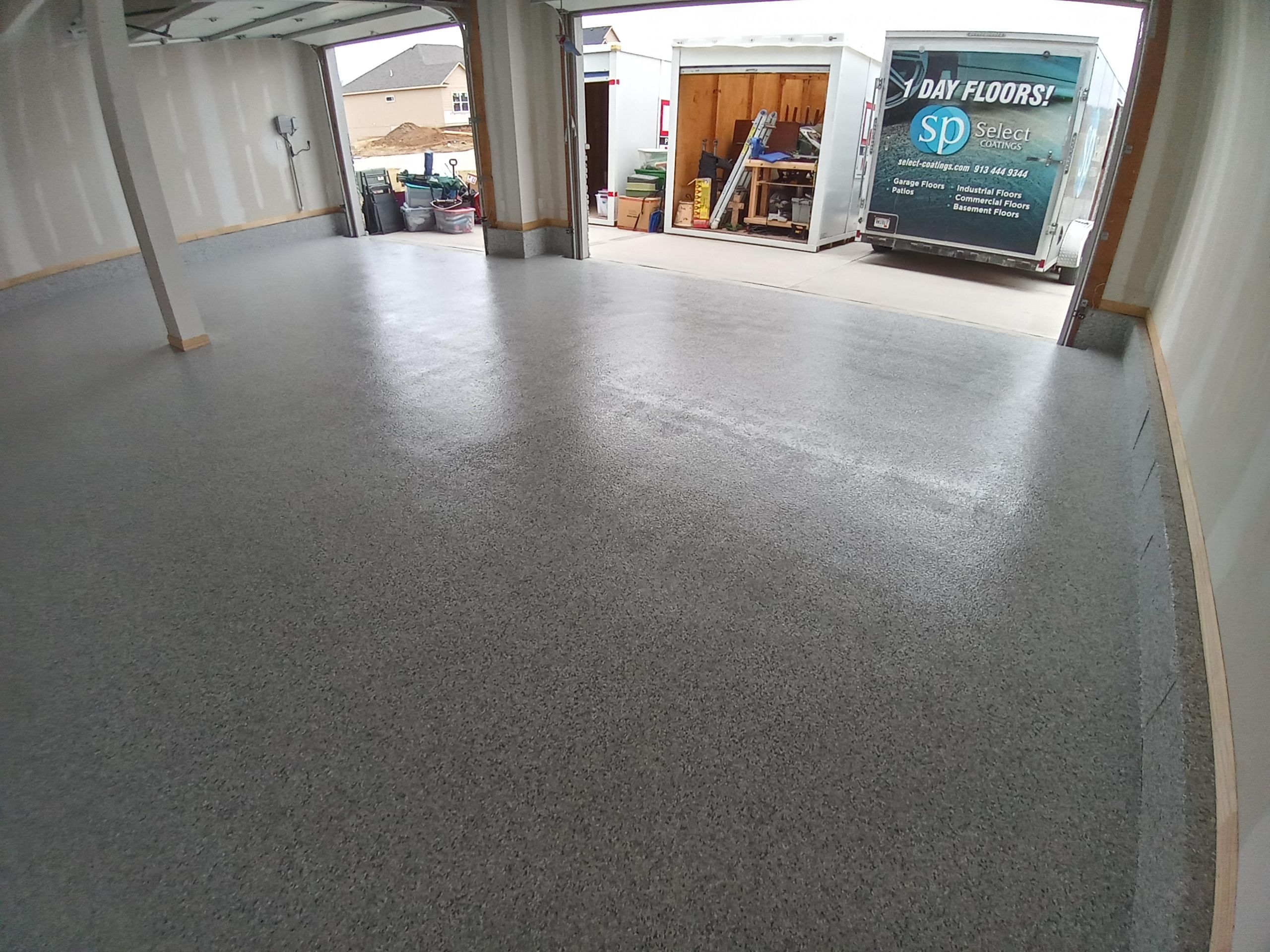 Garage using Tidalwave by Select Painting, Coatings & Garage Cabinets