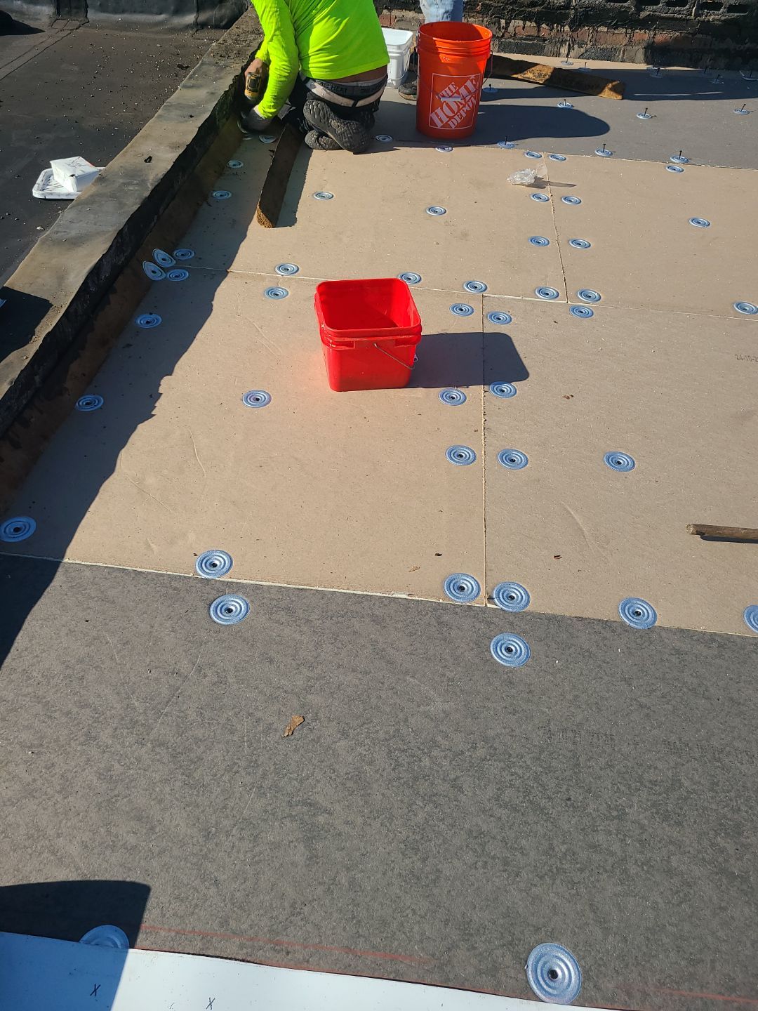 Alexandria: Residential Flat Roof Replacement with Mule Hide TPO Membrane by RM Banning, Inc.