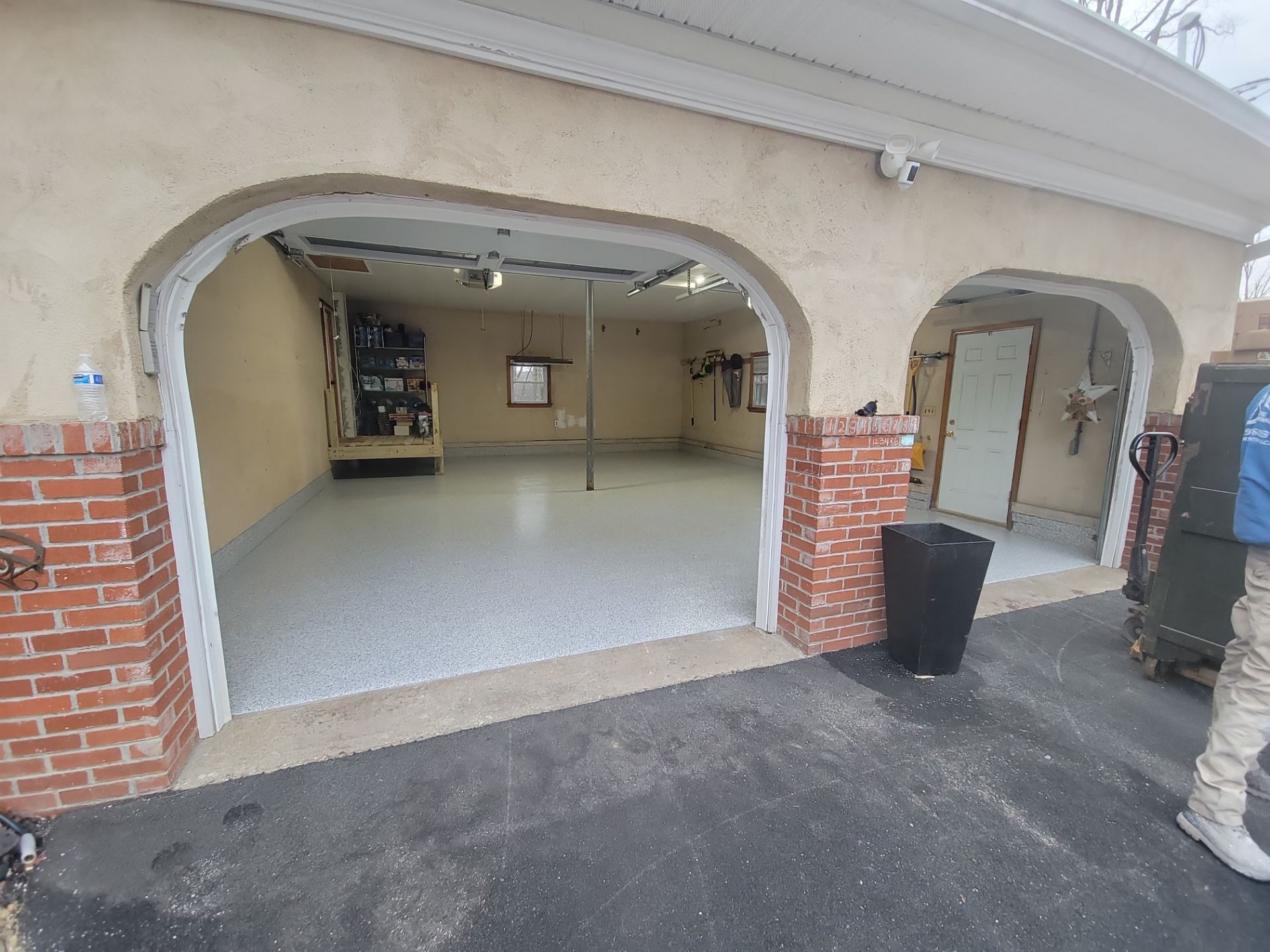 Garage Floor Coated by Spectrum Painting, LLC