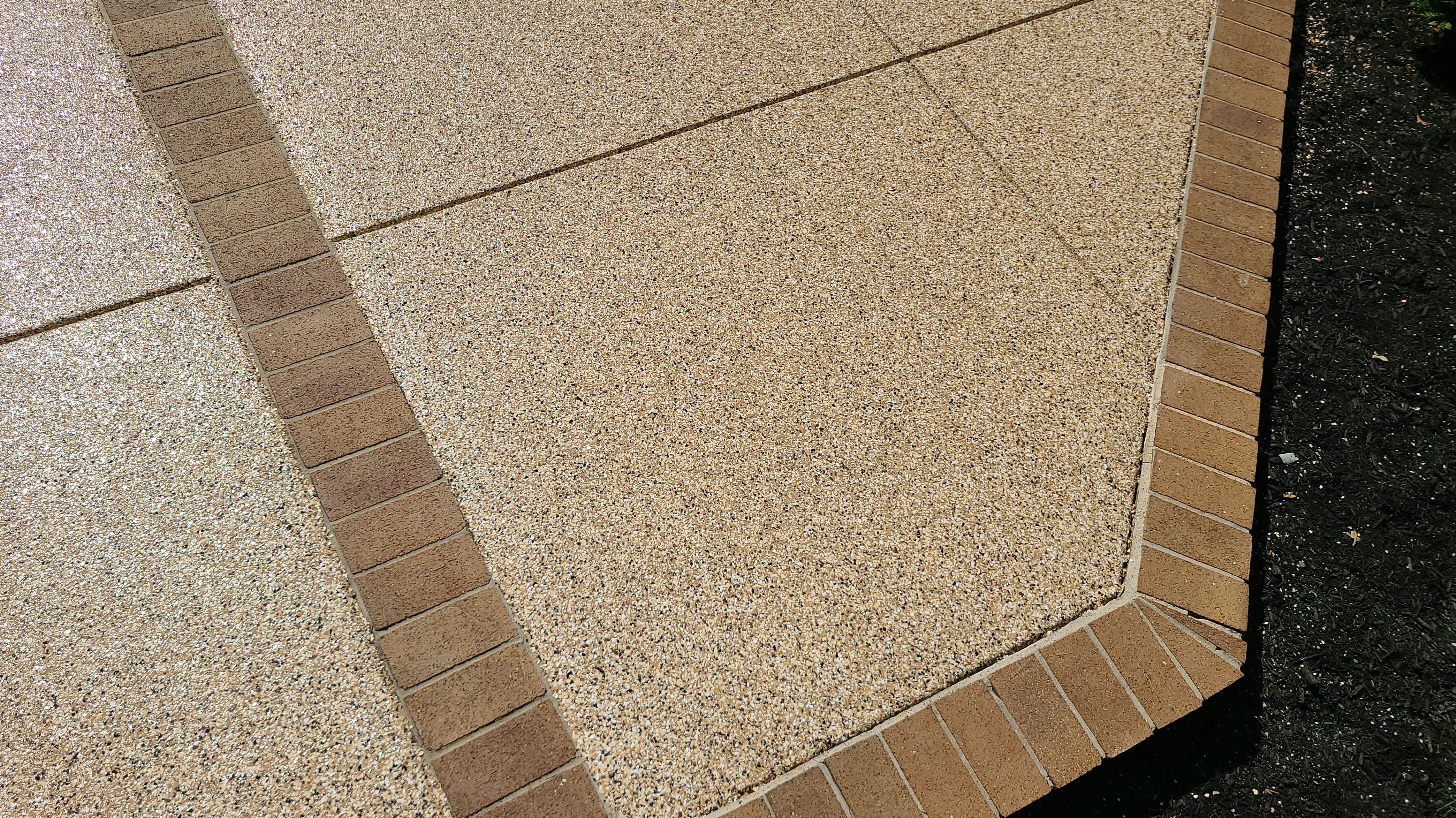 Patio in Sandstone - Hermitage, PA by Alexander Concrete Coatings