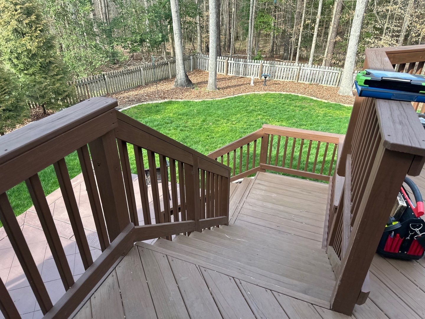 Coated Deck using AcryFin by DuraSeal