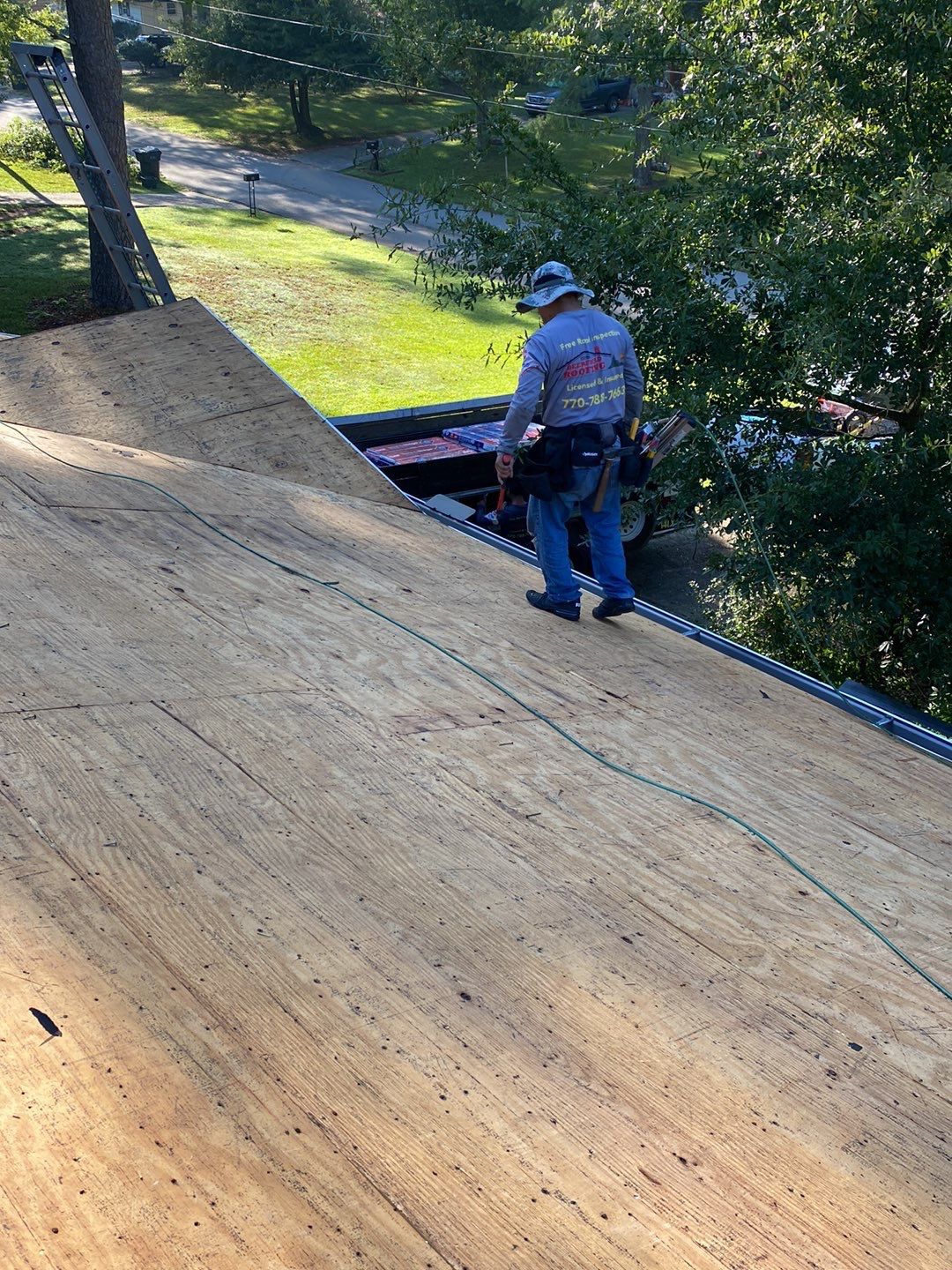 Roof replacement and Gutters Guards Installation  by Deerfield Roofing LLC