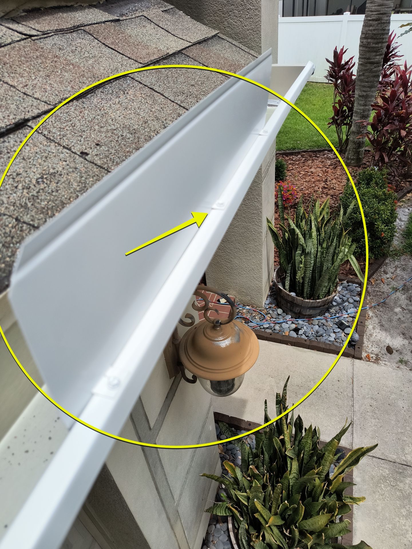 Modern 7-Inch Seamless Gutters for Luxury Homes in Tampa FL by Gutter Professors