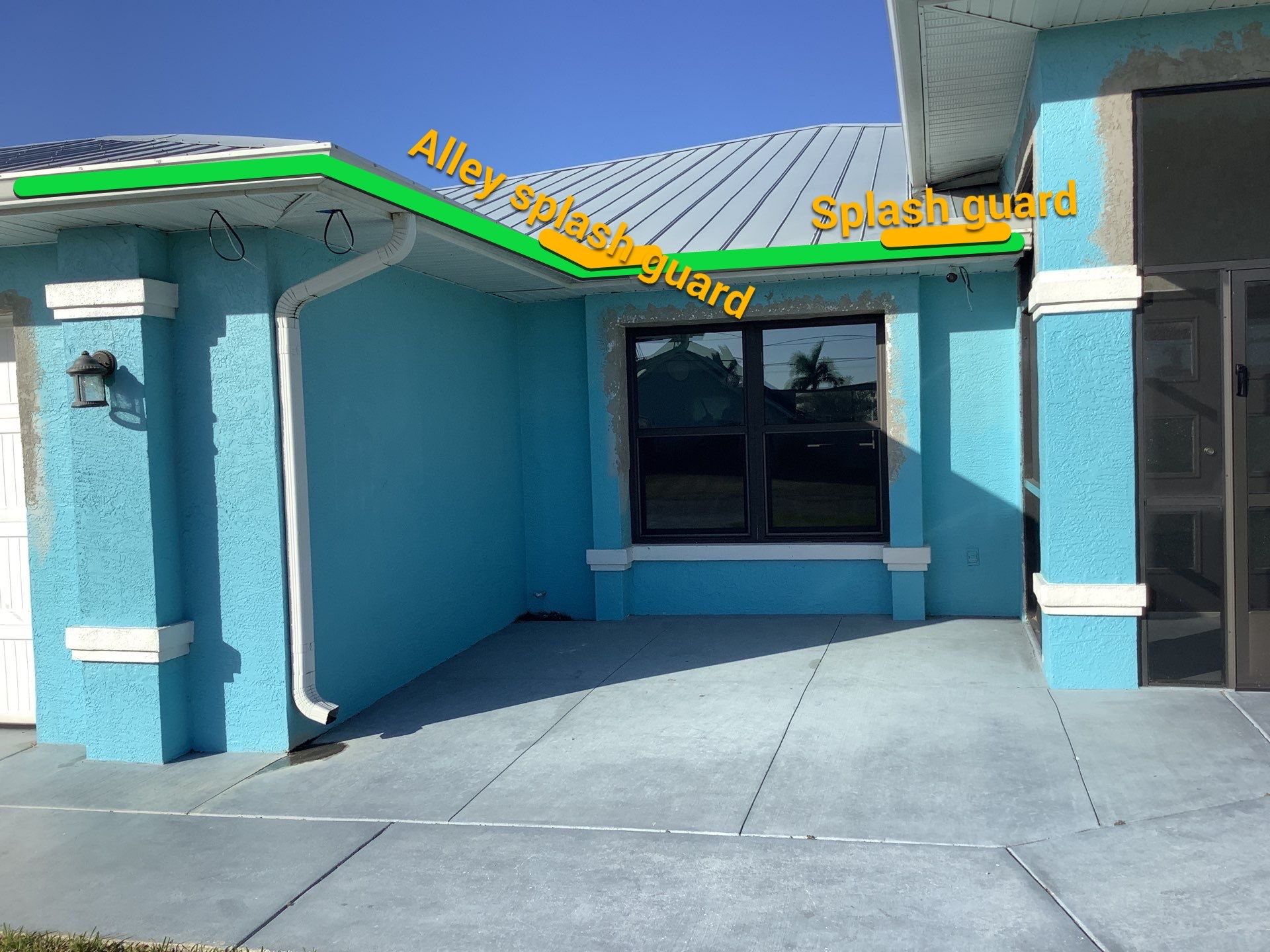Residential Seamless Gutter Upgrade in Cape Coral FL by Gutter Professors