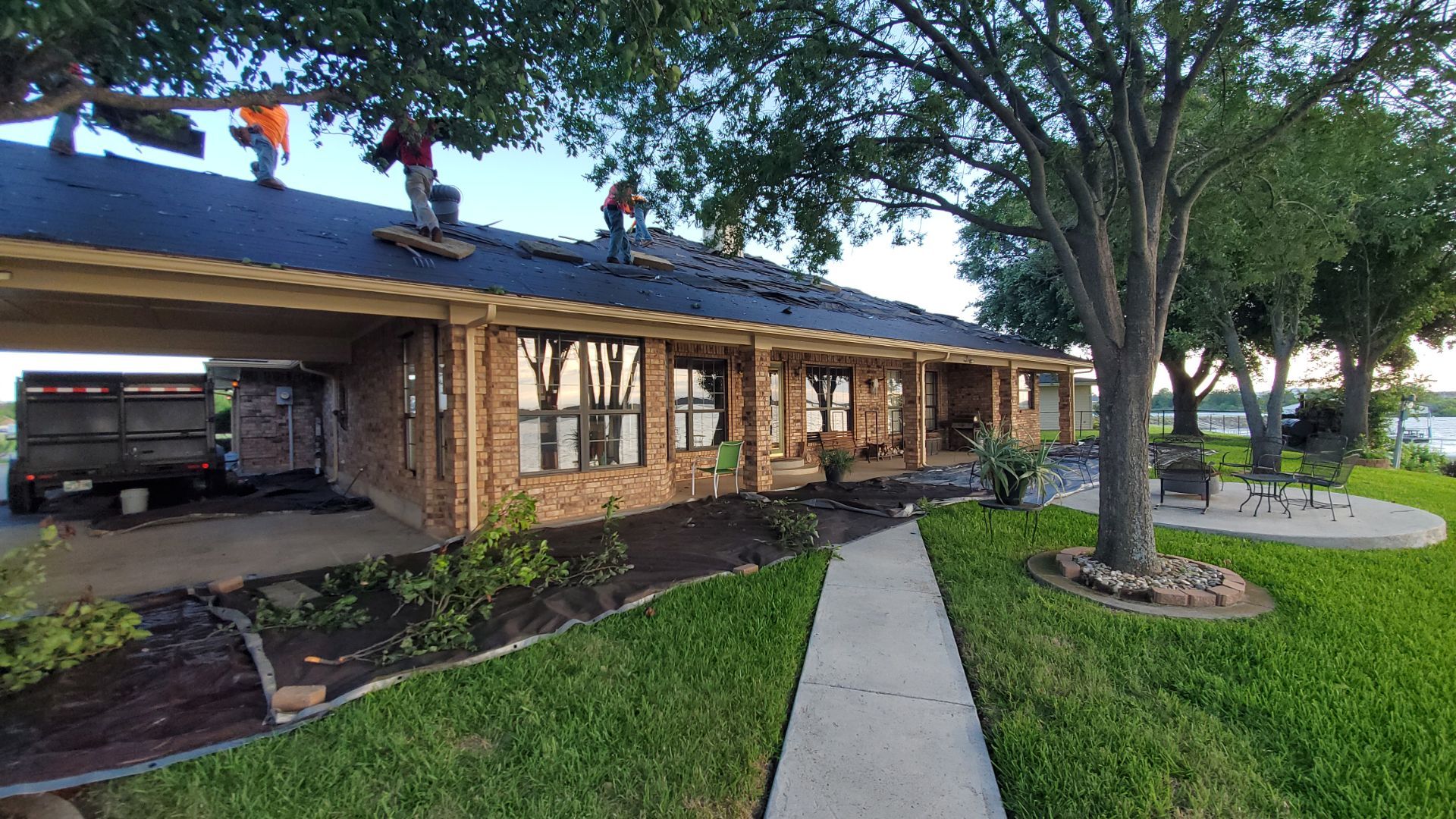 Full Architectural Shingle Roof Replacement and Chimney Repair in Runaway Bay by Armor Roofing | Exteriors