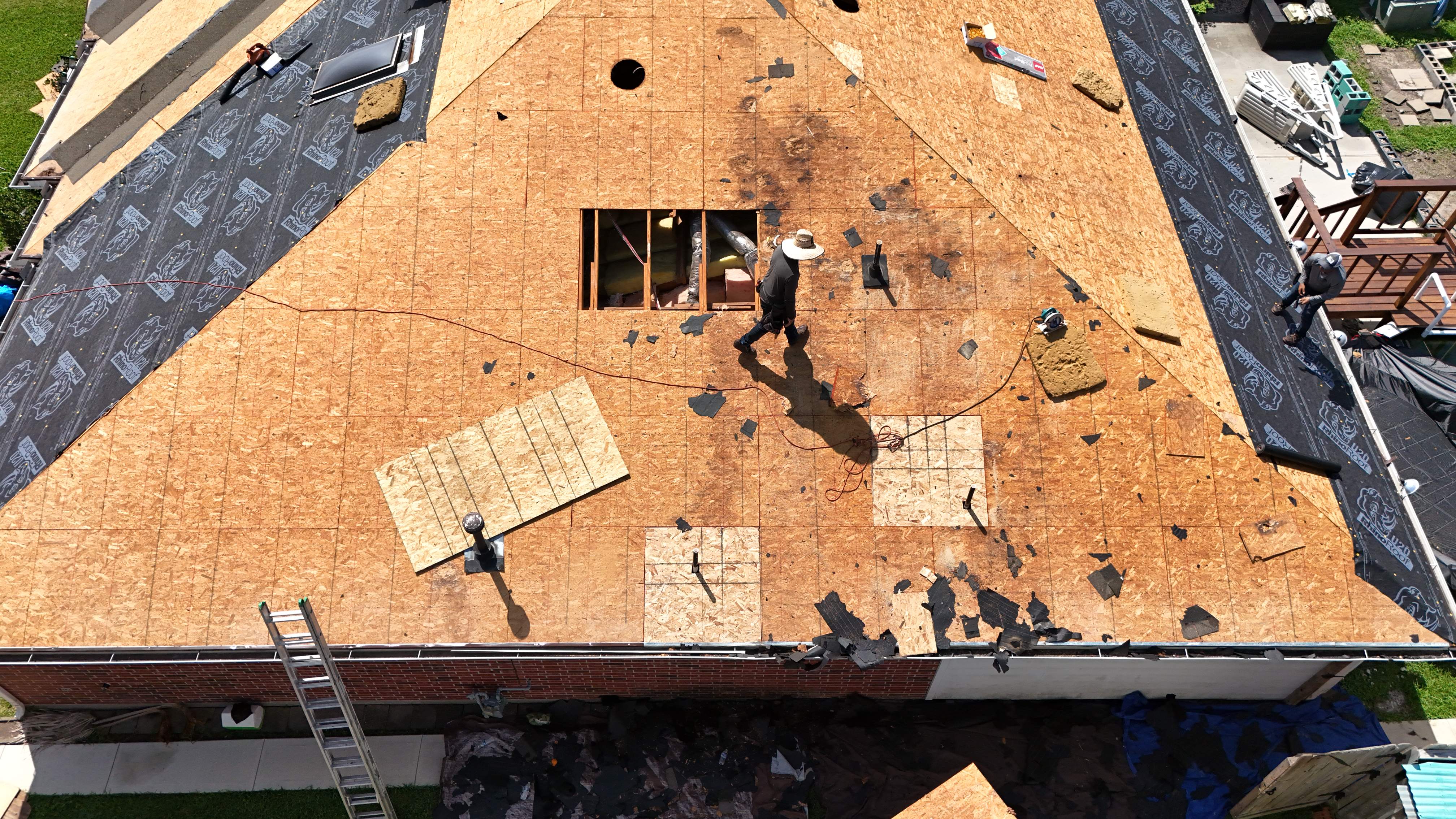 Roof Replacement with Skylights — Channelview, TX by PL Roofing & SB Roofing, LLC.