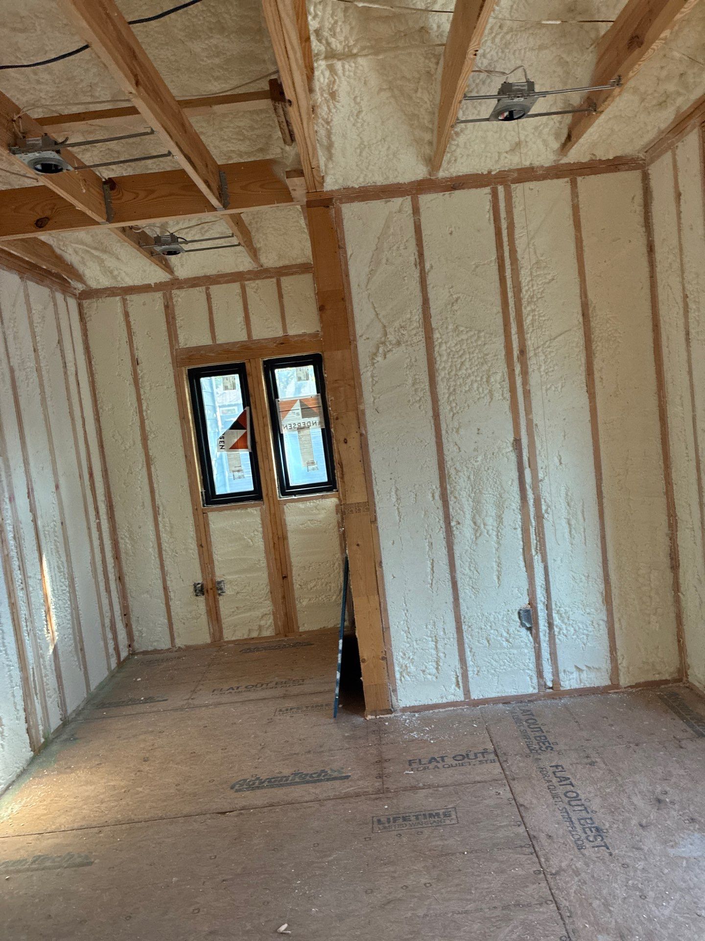 Fully encapsulated Dallas custom home  by Apex Insulation Solutions