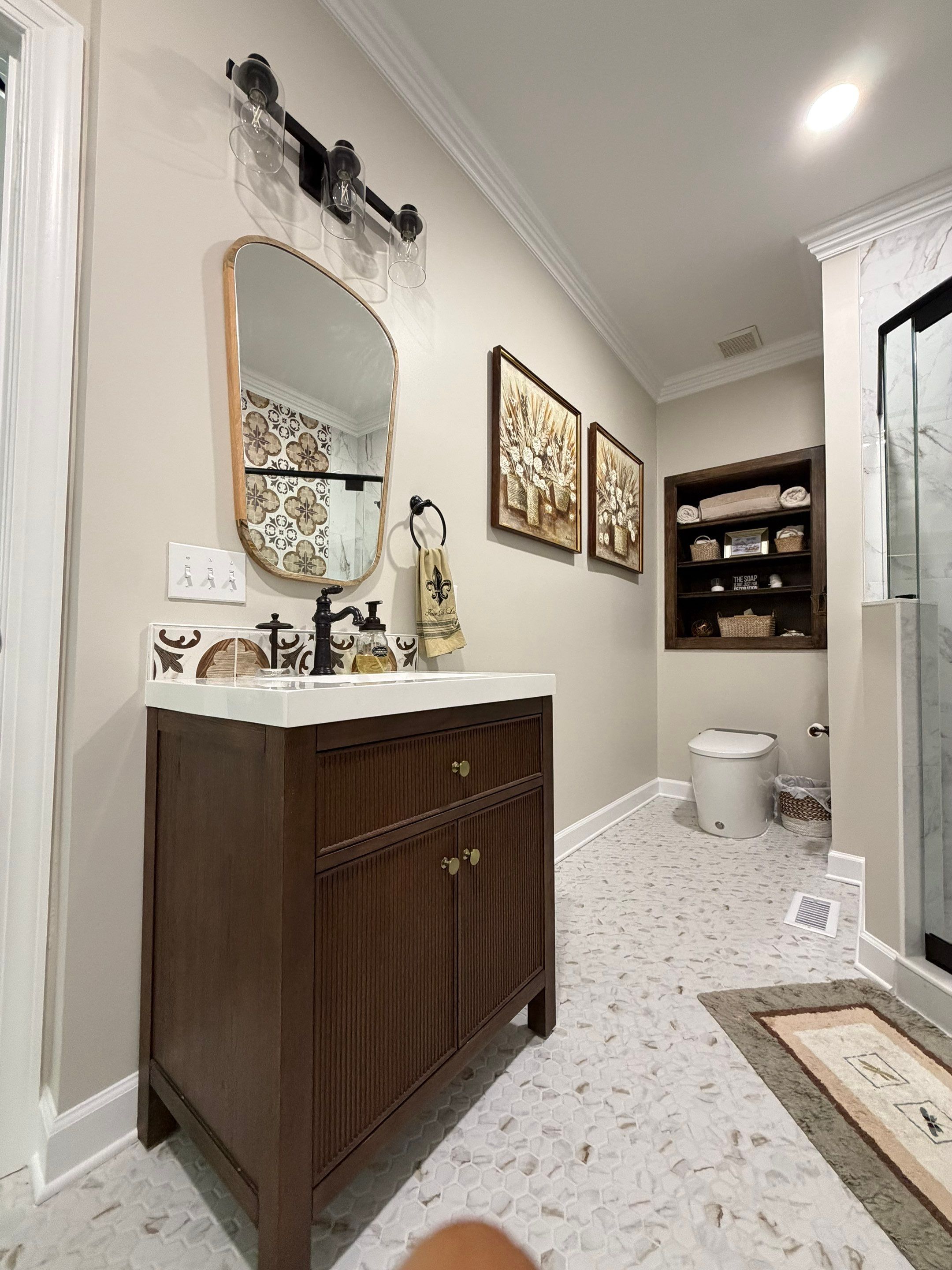 Bathroom Remodel in Brentwood by Music City Improvements