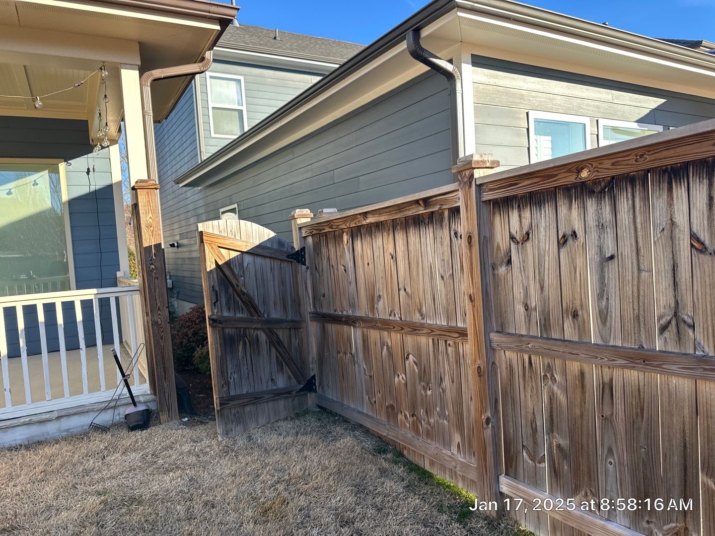 Weathered Fence using Wood Sealant by DuraSeal