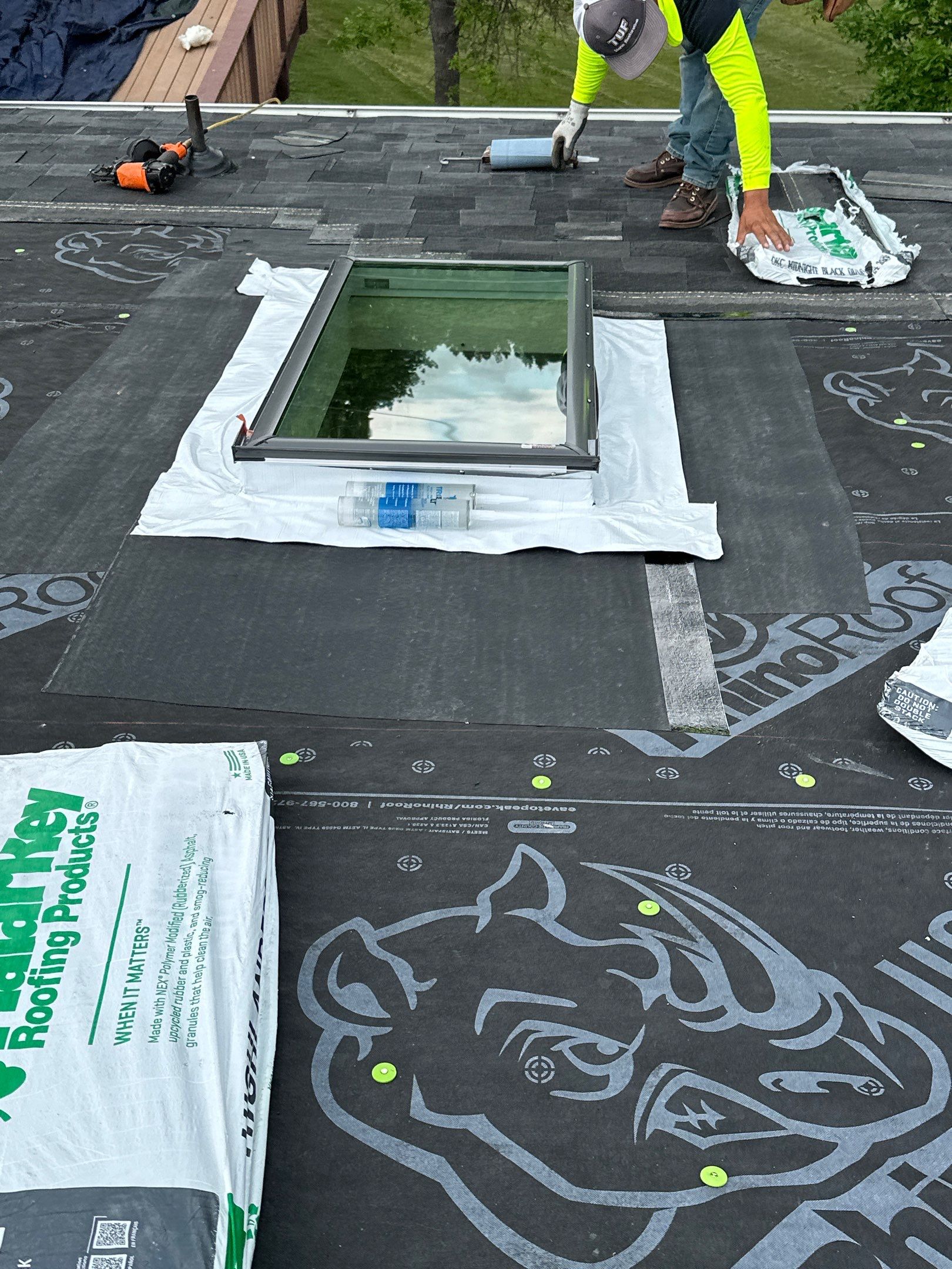 Residential Roofing Installation using Malarkey Shingles by Weather-Tite Exteriors LLC
