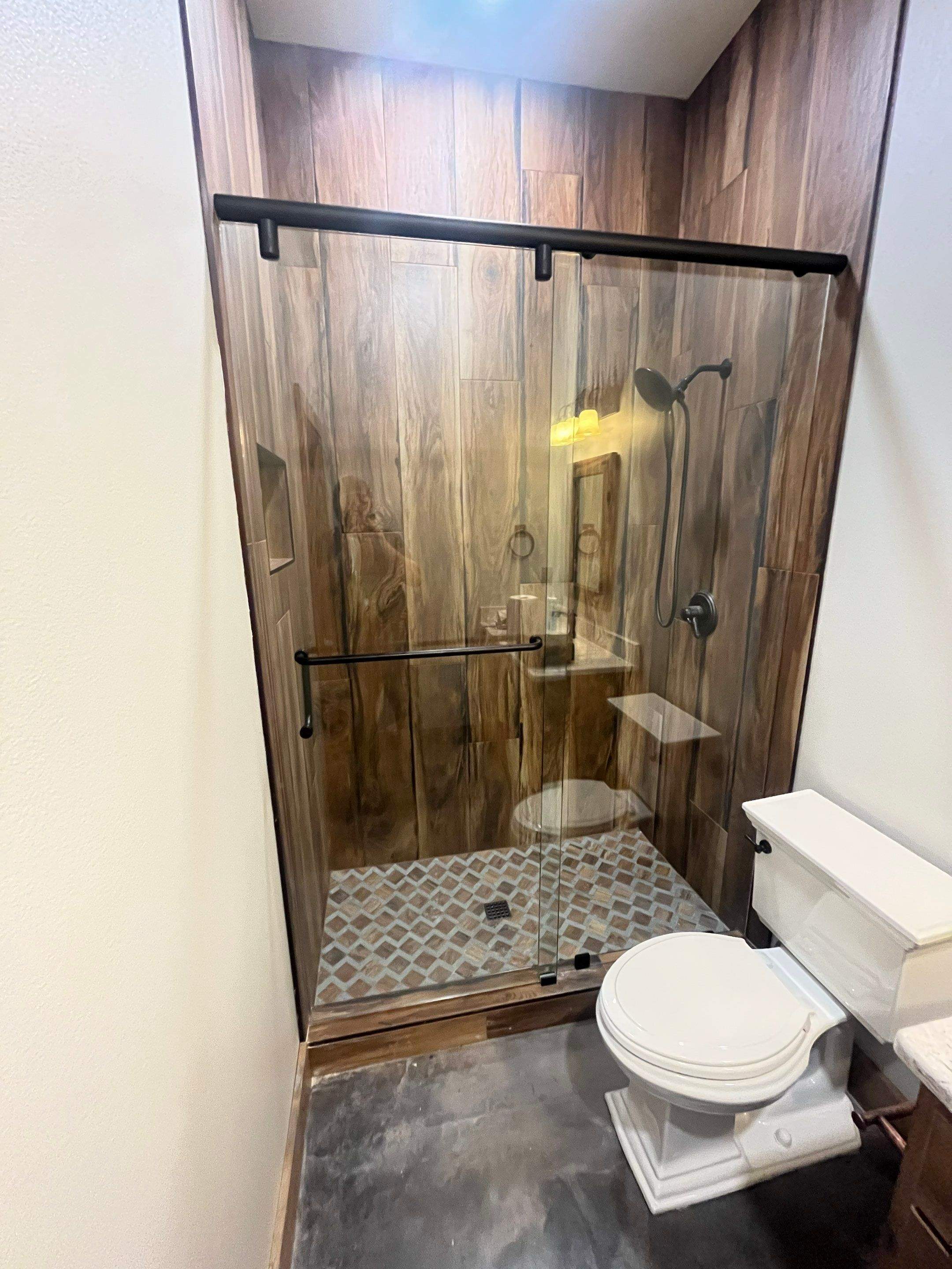 Shower Pictures by Custom Glass Service