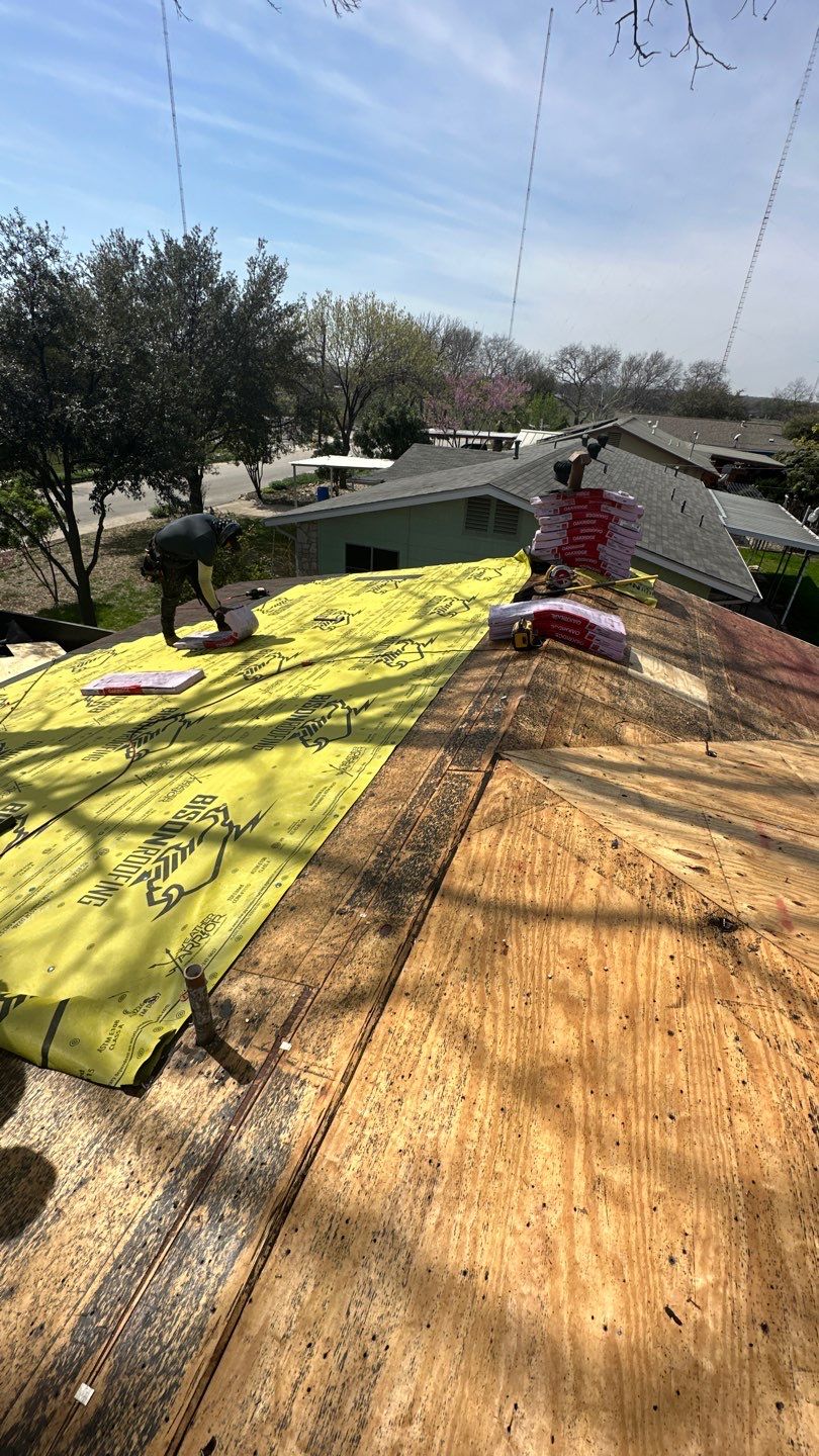 San Antonio Roof Project  by Bison Roofing  