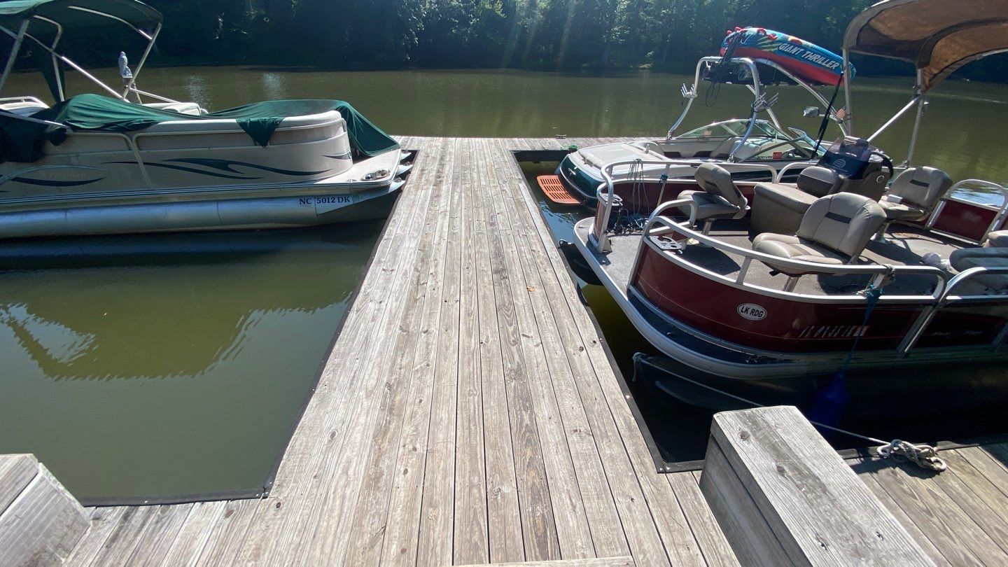 coated dock using Wood Sealant by DuraSeal