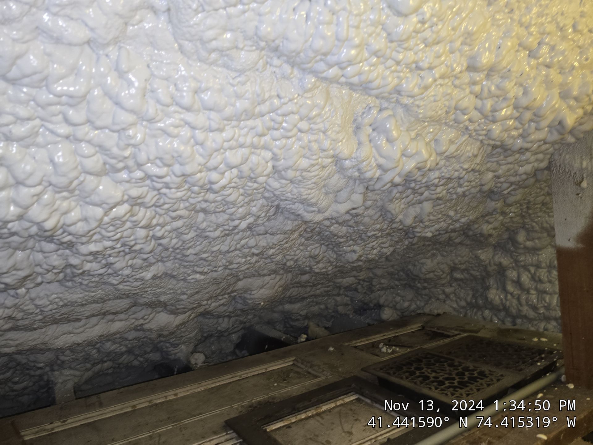 Attic Insulation using open cell spray foam by NYS Foam & Energy