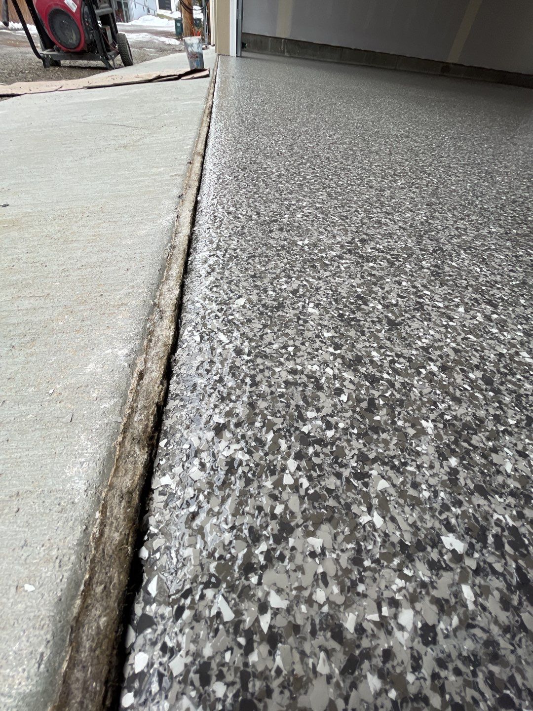 Garage Transformation using Silver Creek by Croc Coatings, LLC