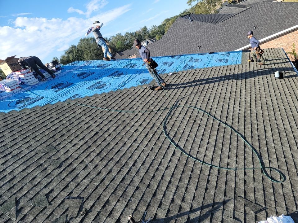 Residential Roofing Installation using Roof Replacement by American Roofing & Construction LLC
