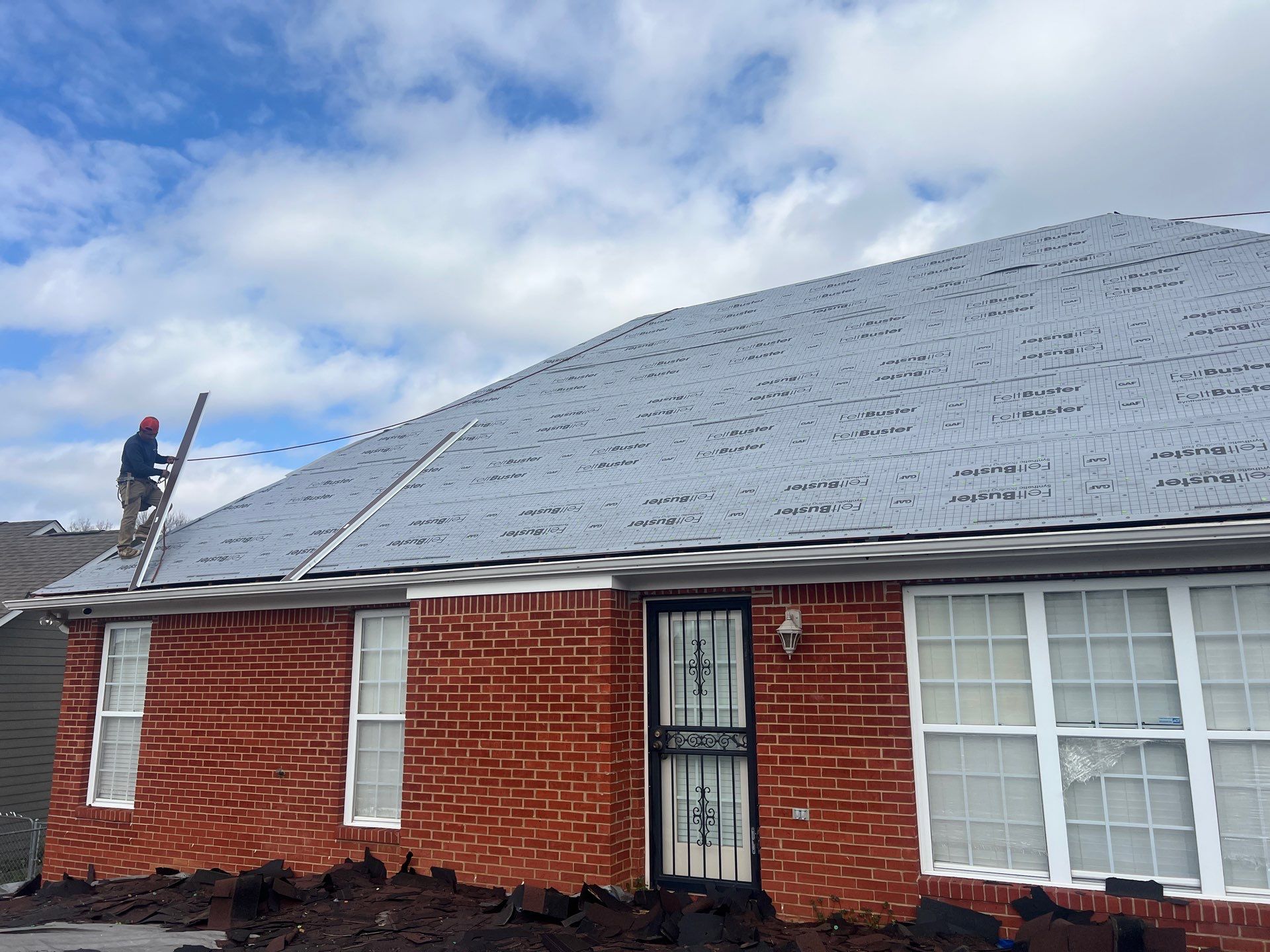 Residential Roofing Installation in Birmingham (Charcoal) by The Roofing Dudes