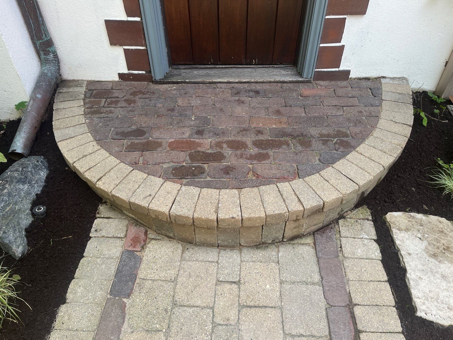 Glencoe, IL brick paver clean sand seal, repair, and reseal by Northern Power Washing LLC.