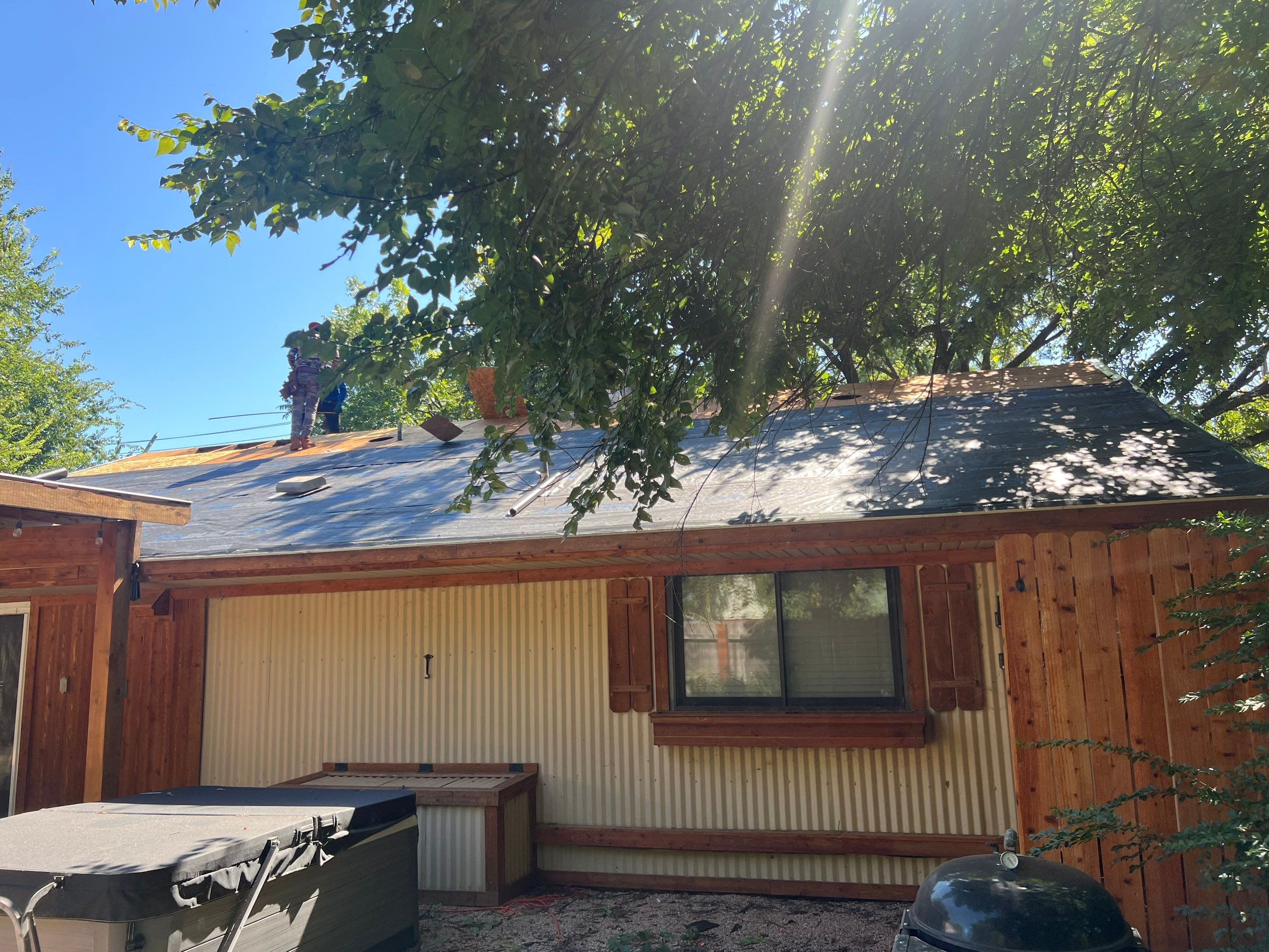 Project in Granbury by Lonestar Roofing and Restoration LLC.