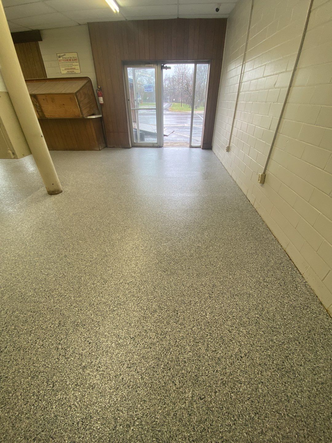 Laundromat Floor using Tidal Wave by Your1DayFloor.com