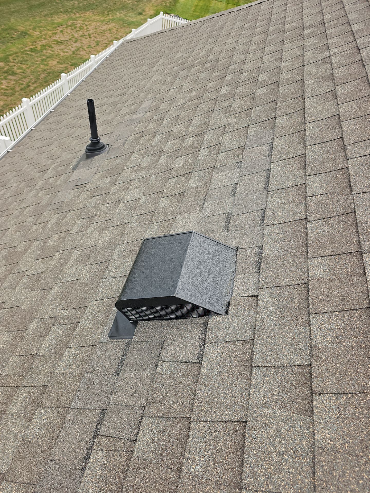 Roof Repair - Ridge Vent, Vent Flashing Boot, and Slate Vent Replacement by Winchester Roofing