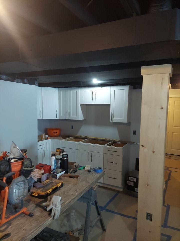 Basement Remodel by Ivy Lea Construction