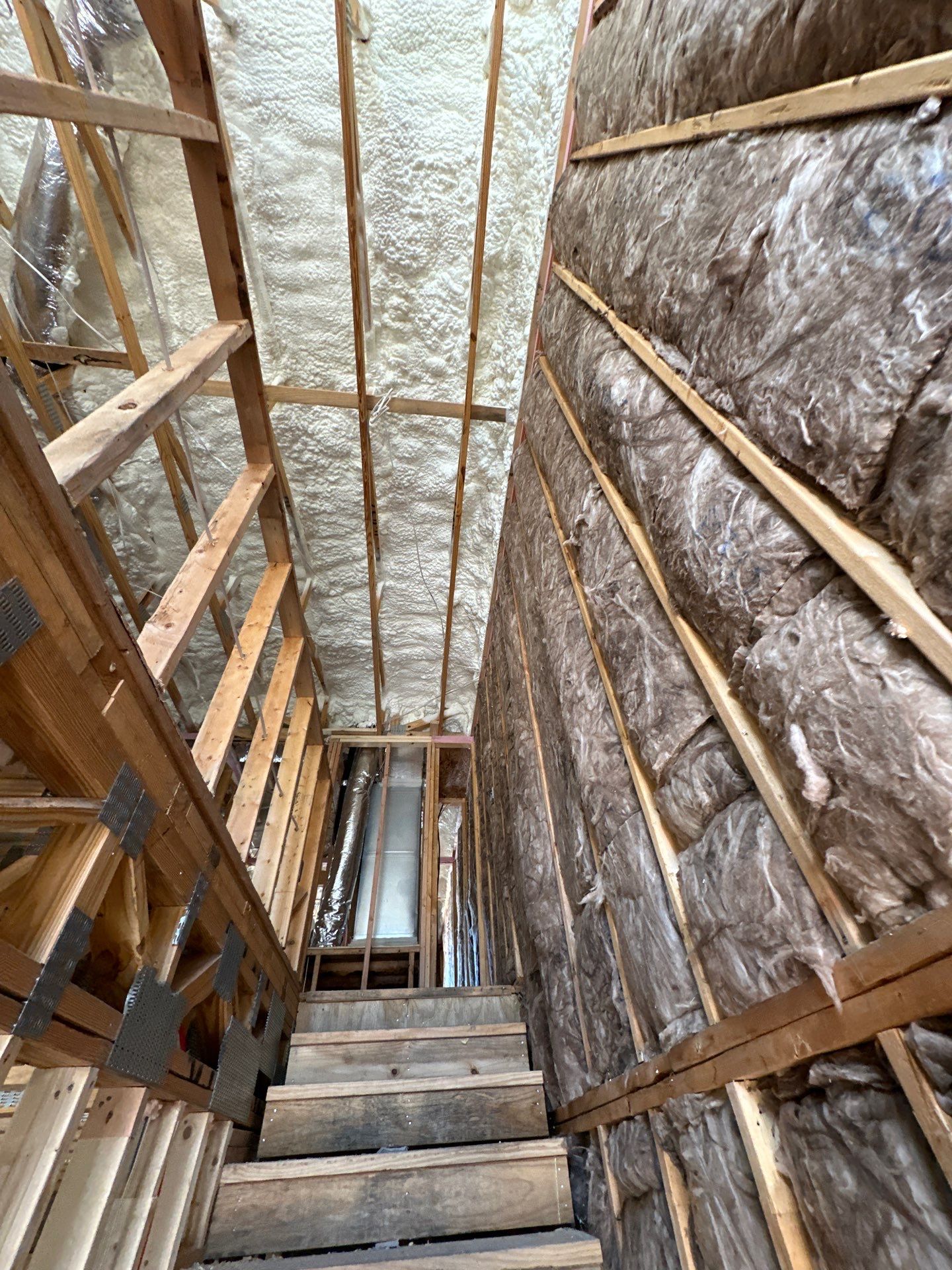 Batt/ Spray foam insulation by Apex Insulation Solutions