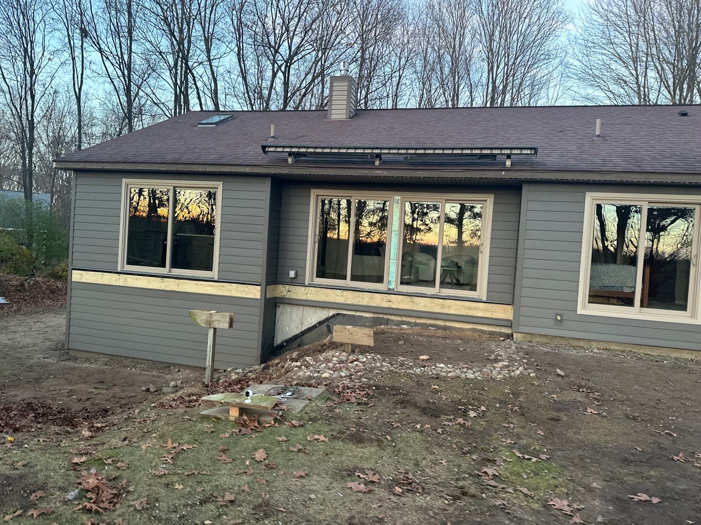 Siding Replacement using Alside S7 Cedar Mill Grain Composite by 180 Contractors