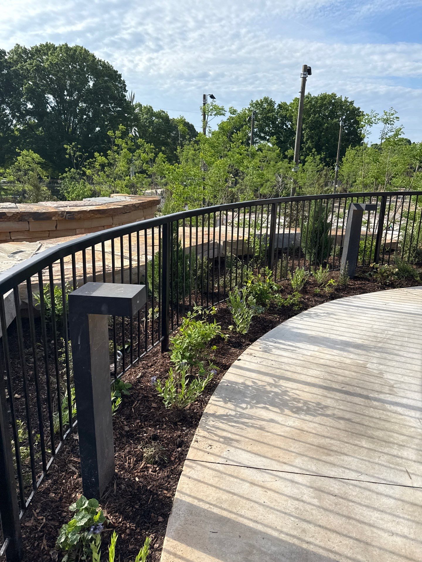 Playground using Mini Mesh by Mccall Commercial Fencing