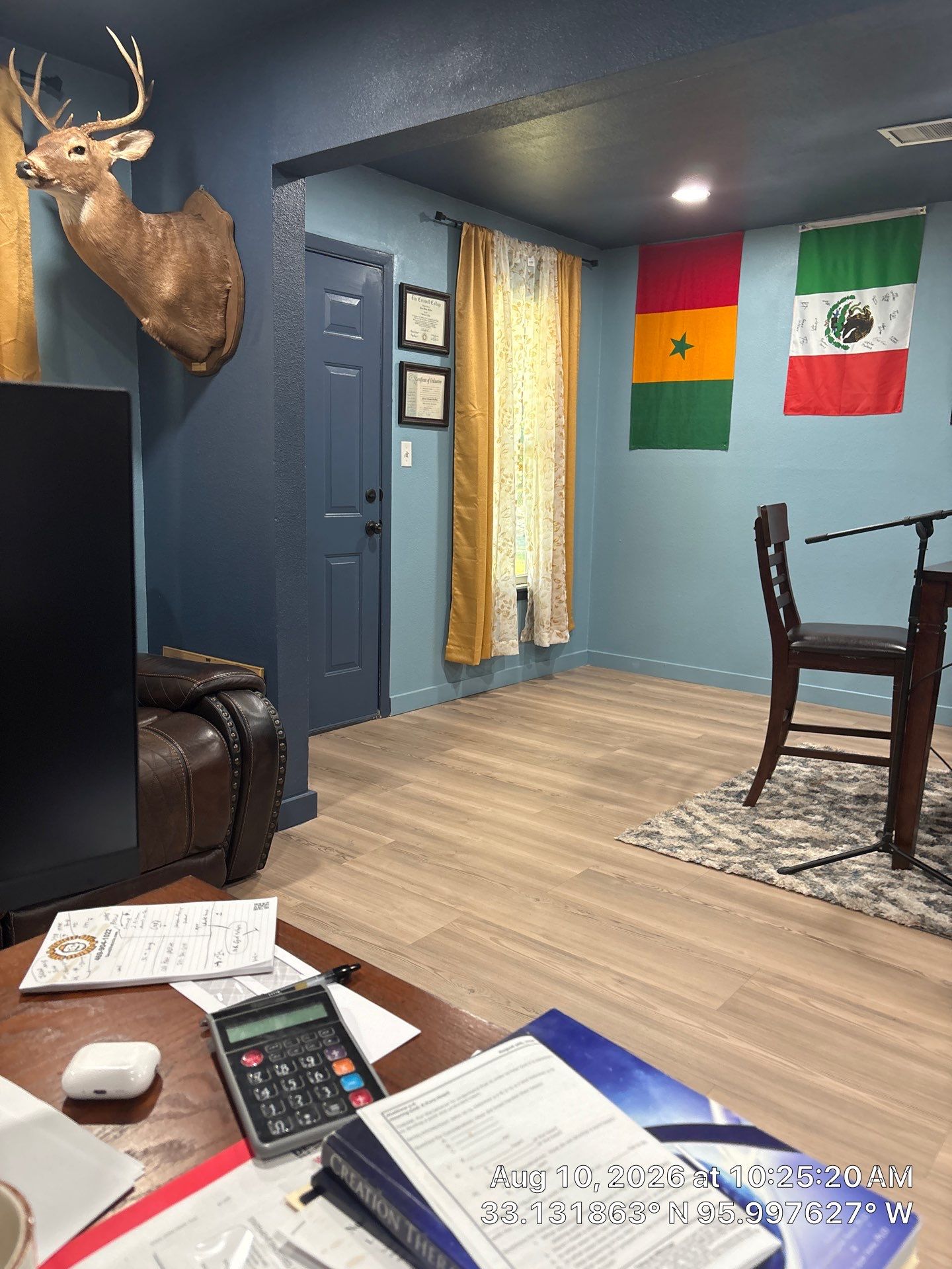 Home Office and Recording Studio Flooring Upgrade in Campbell by CompanyCam Sales Demo