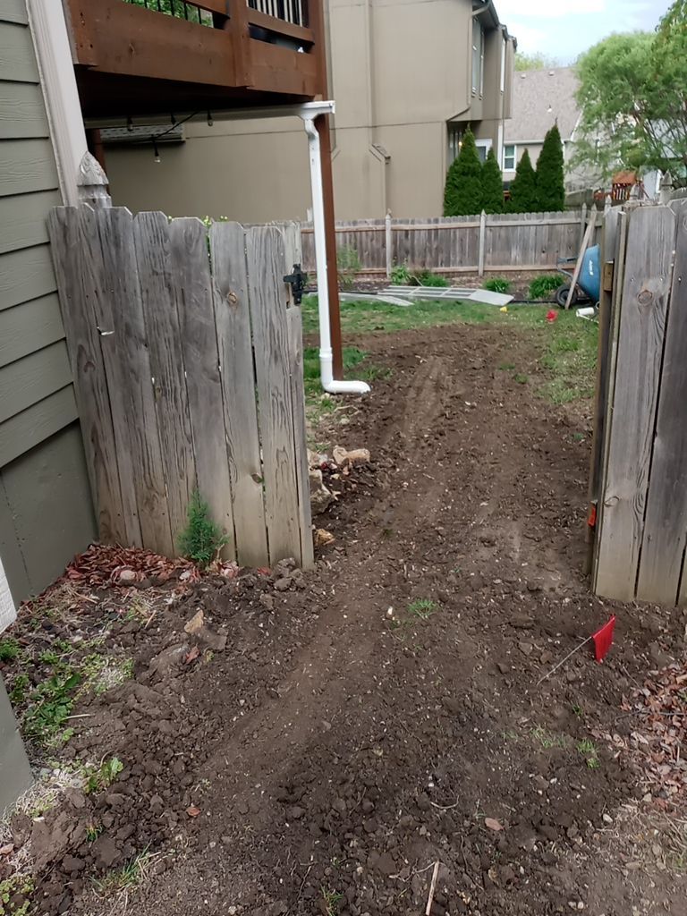 Front Yard Landscape by LAND ESCAPES LLC