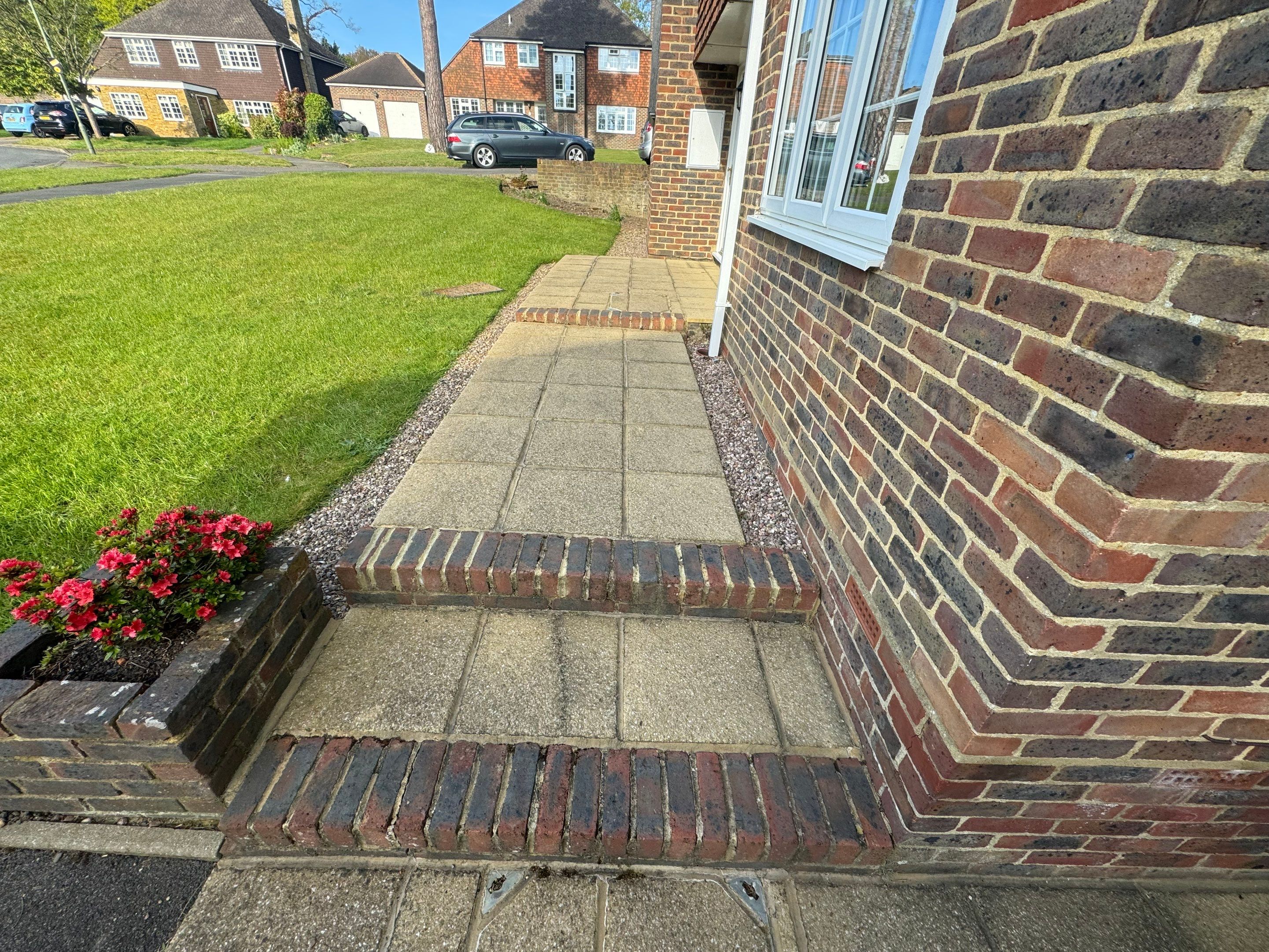 Patio Area Spring Clean using honda 21 ltr/min by Ges Exterior Cleaning ltd