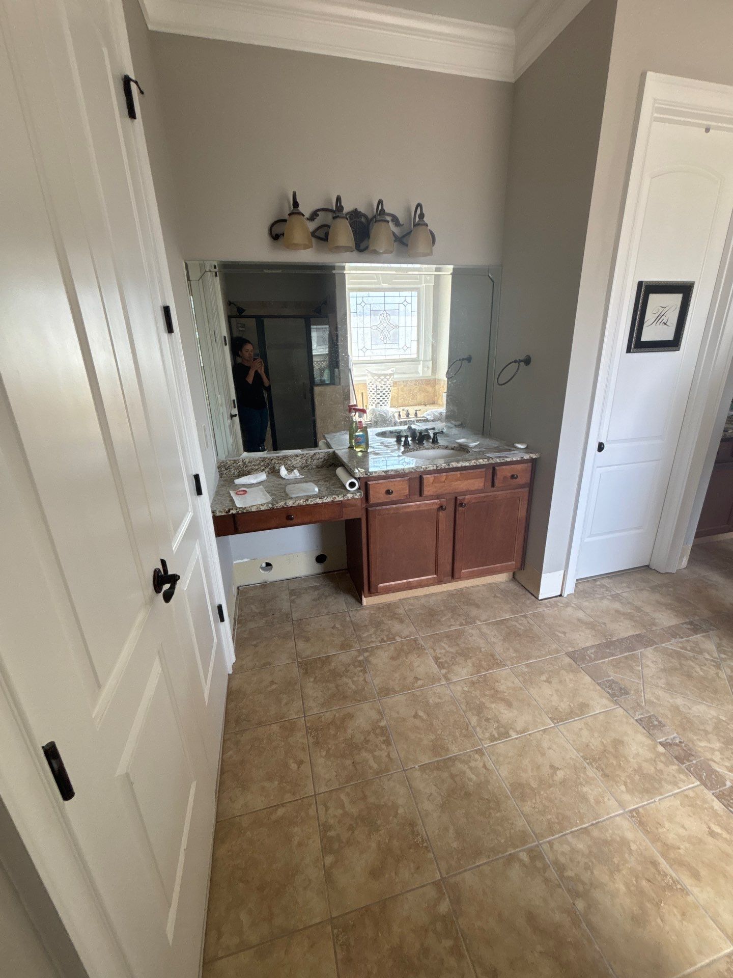 Master bathroom renovation by Prudencio