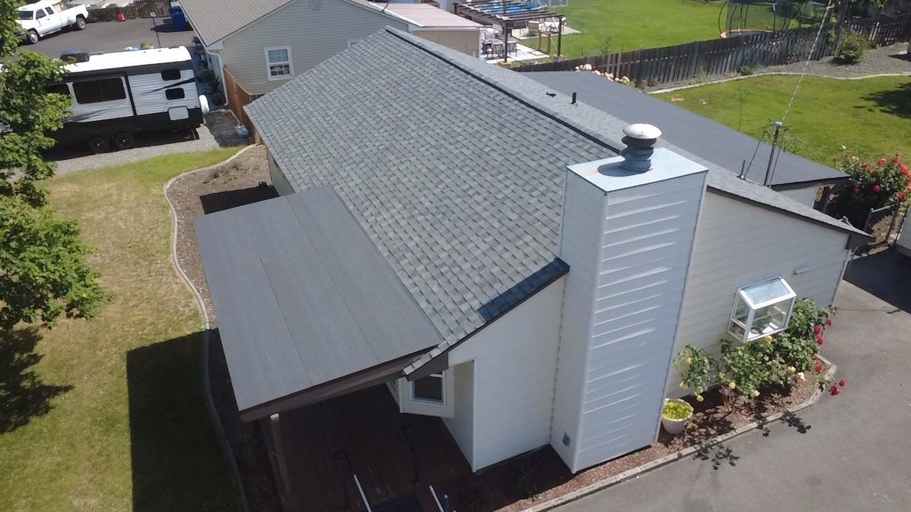 Residential Roof Replacement and Flat Roof Conversion Jefferson St Richland, WA by Alpine Roofing