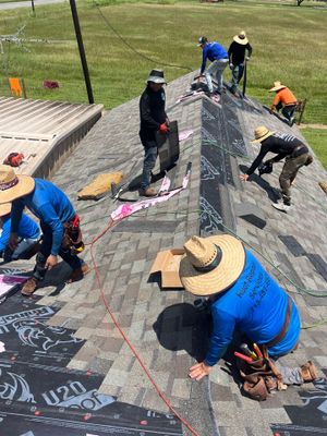 Residential Roofing Installation using Owen's Corning Duration (Lifetime) Shingles