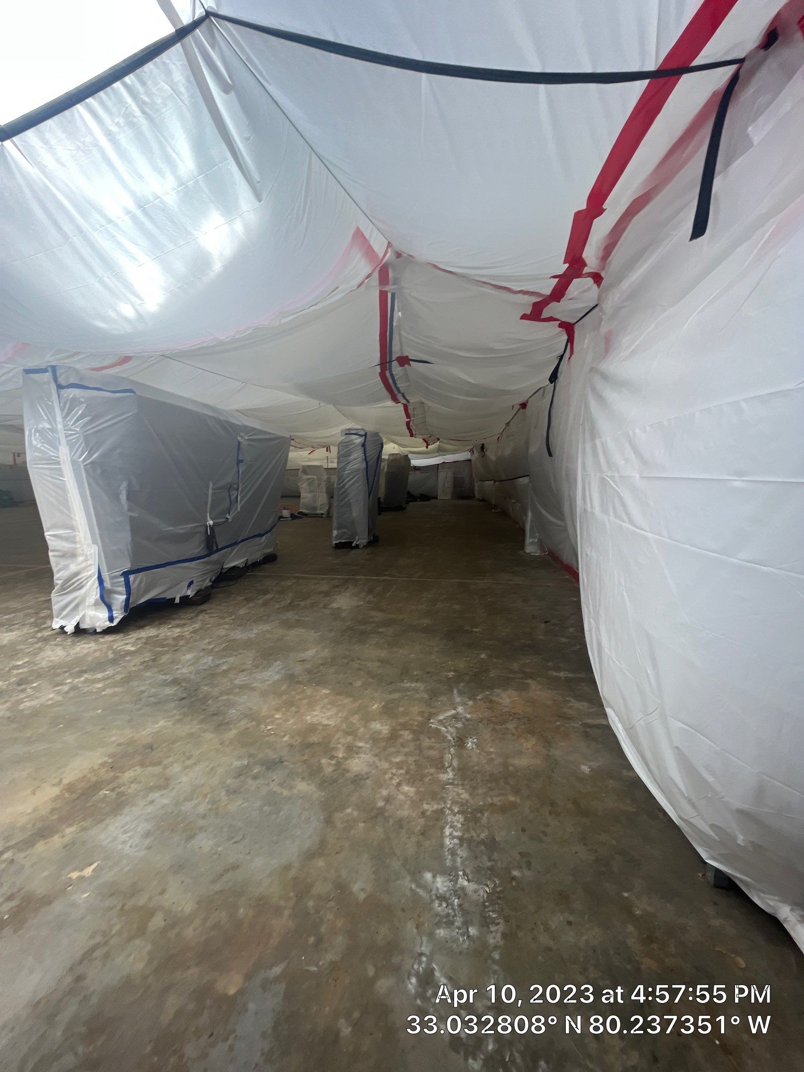 Mercury Remediation - Gym Flooring by EAS Environmental, LLC.