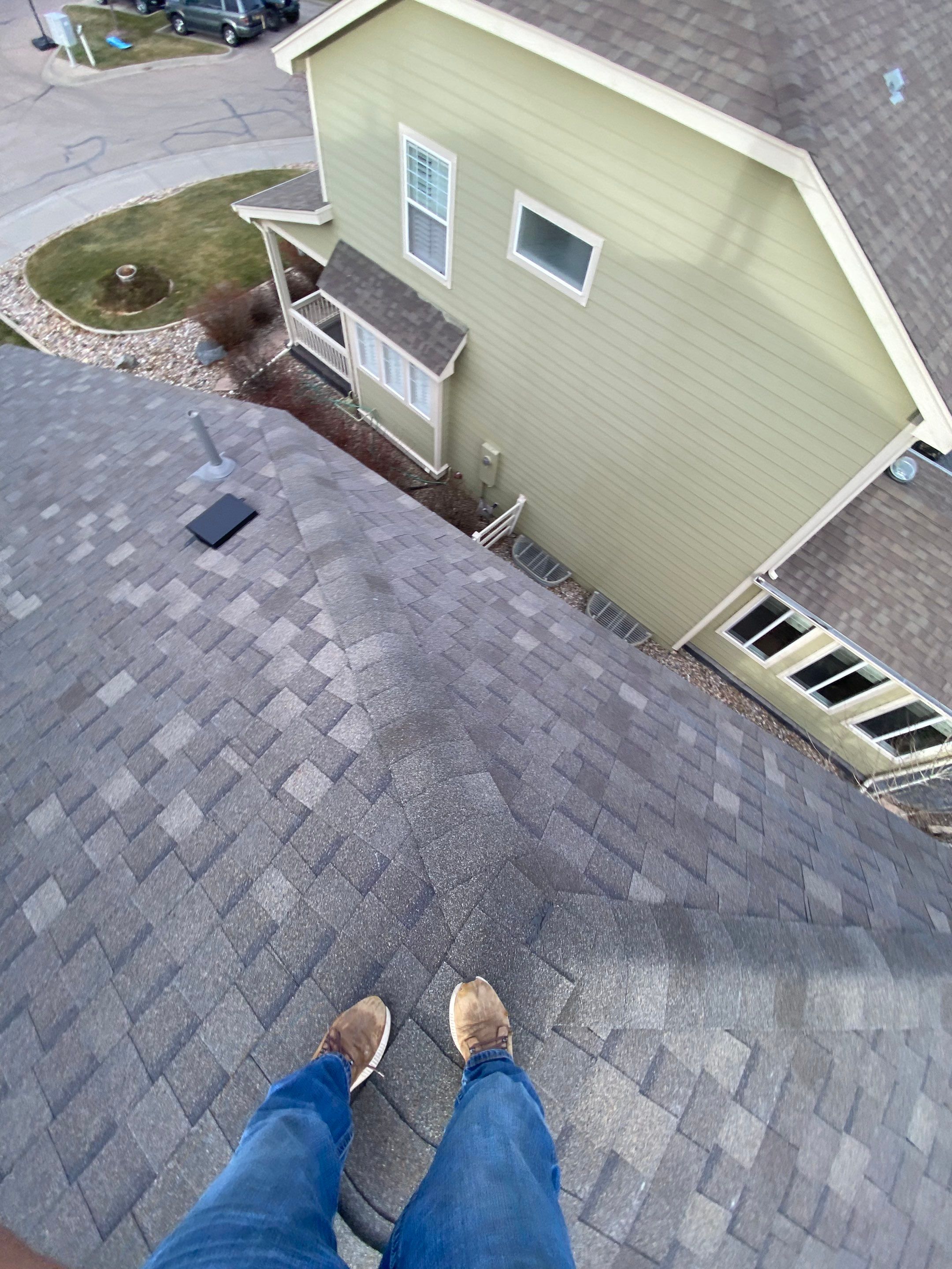 Resdiental Hail Damage Roof Replacement using Atlas Pinnacle Class 4 Impact Resistant "Weathered Wood" color by Black Belt Roofing