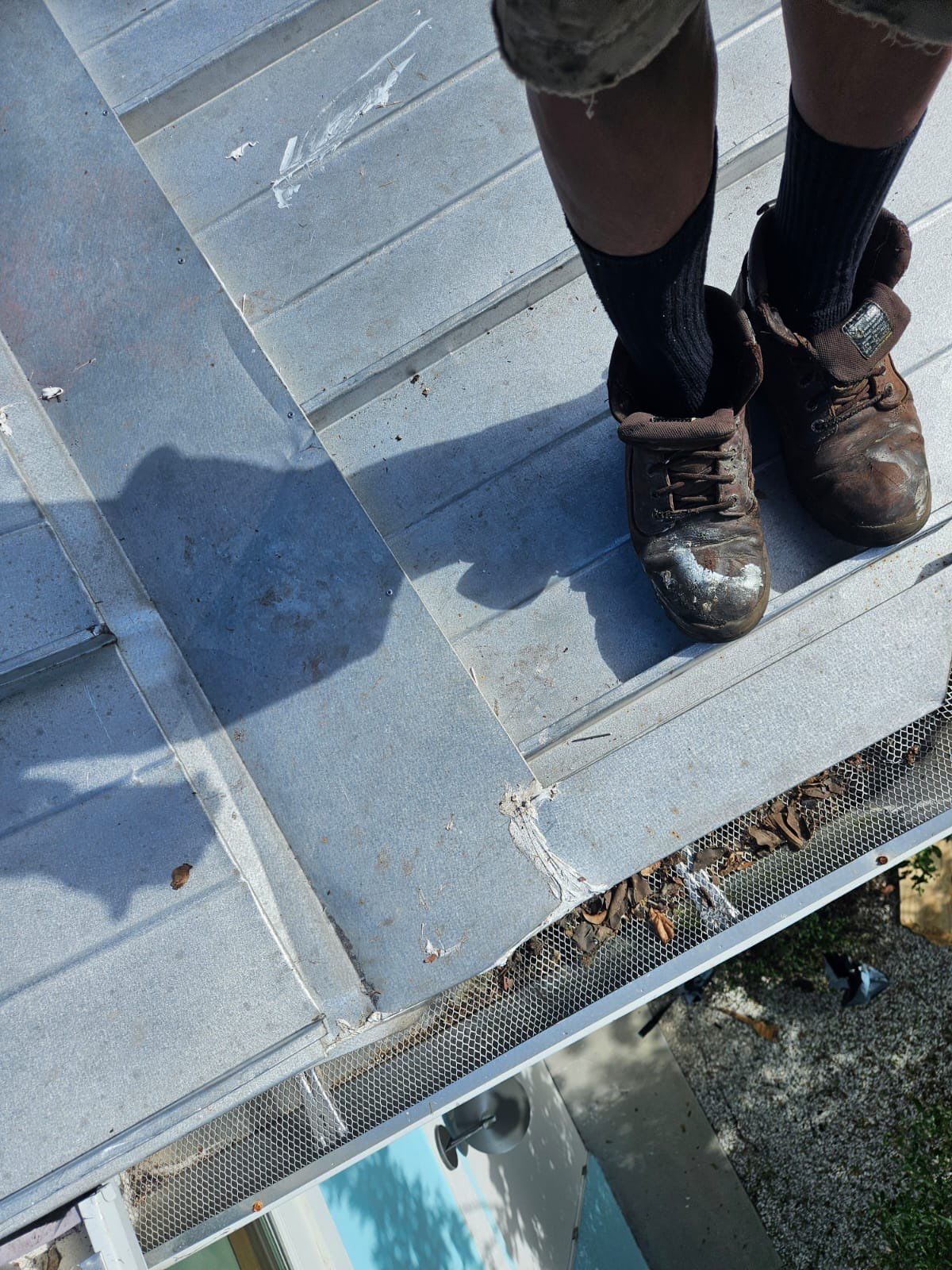 Residential Roofing Repair using Gulf Coast Metals Gulf Seam Panels by Four Peaks Roofing