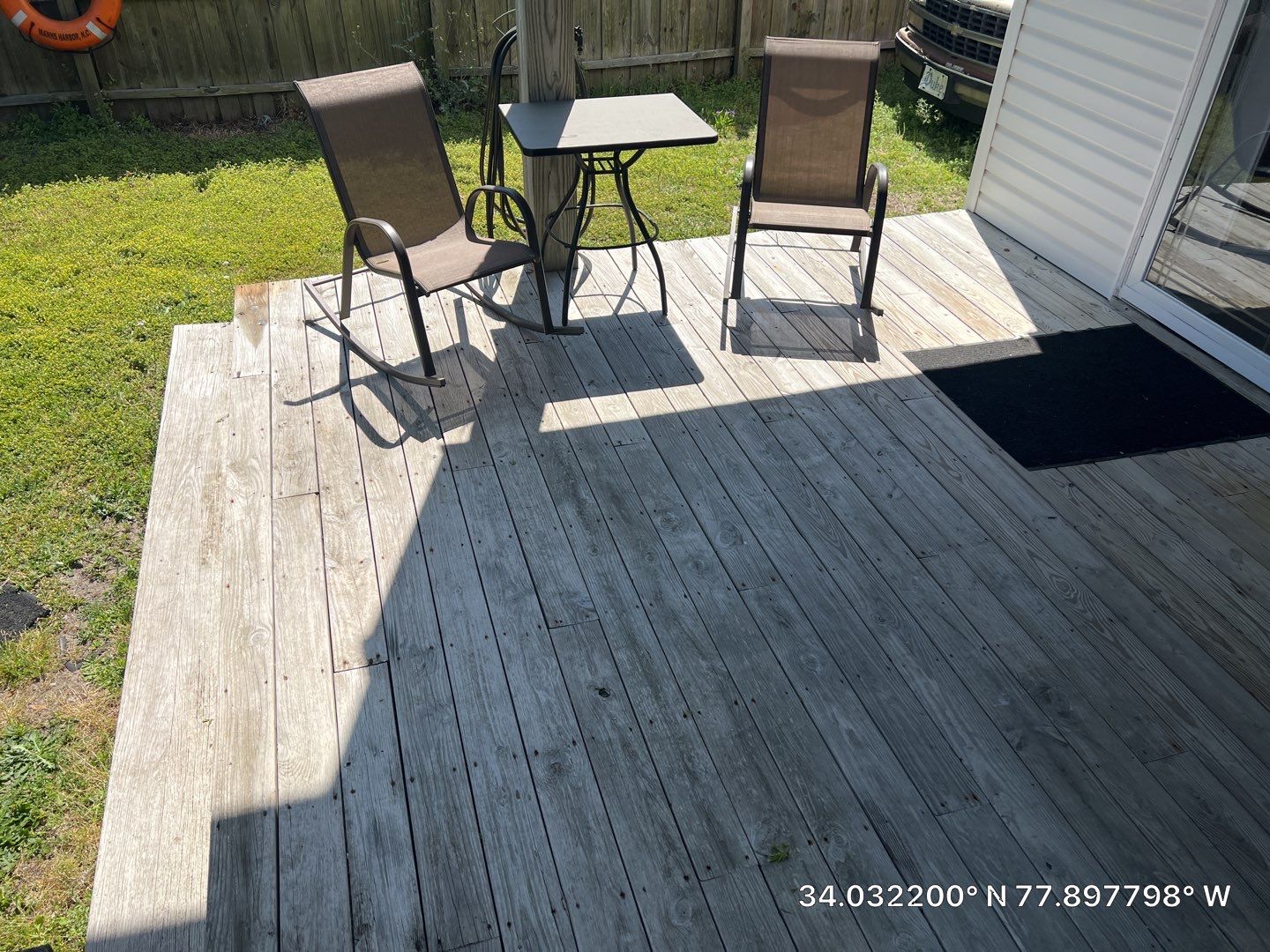 Weathered Deck using Wood Sealant by DuraSeal