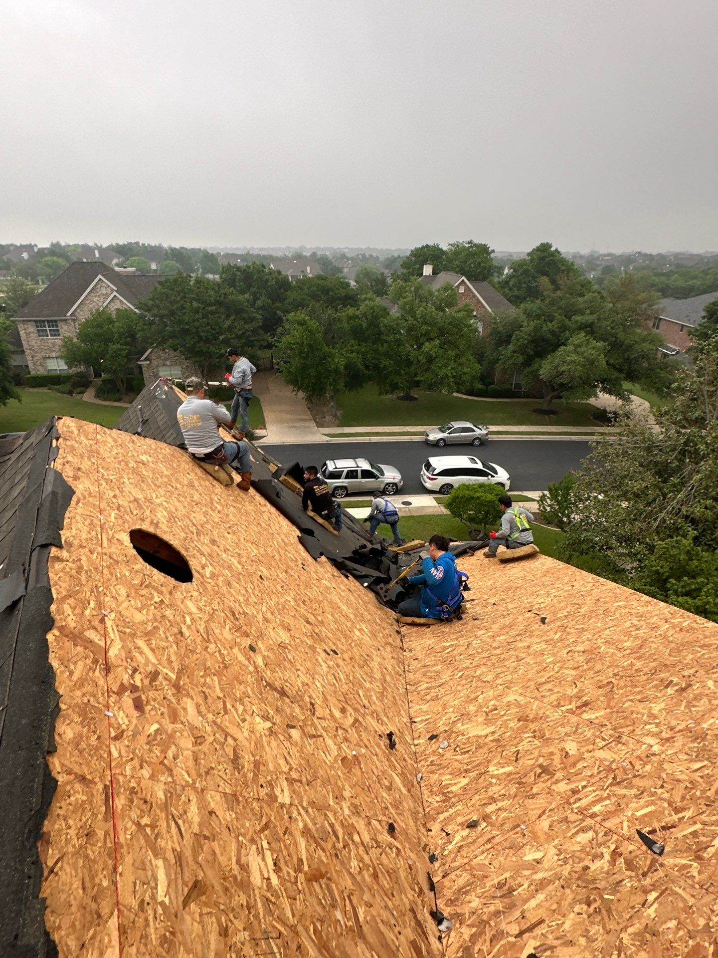 Residential Roofing Installation using Malarkey Vista Shingles Color Heather by DeZign Roofing & Exteriors