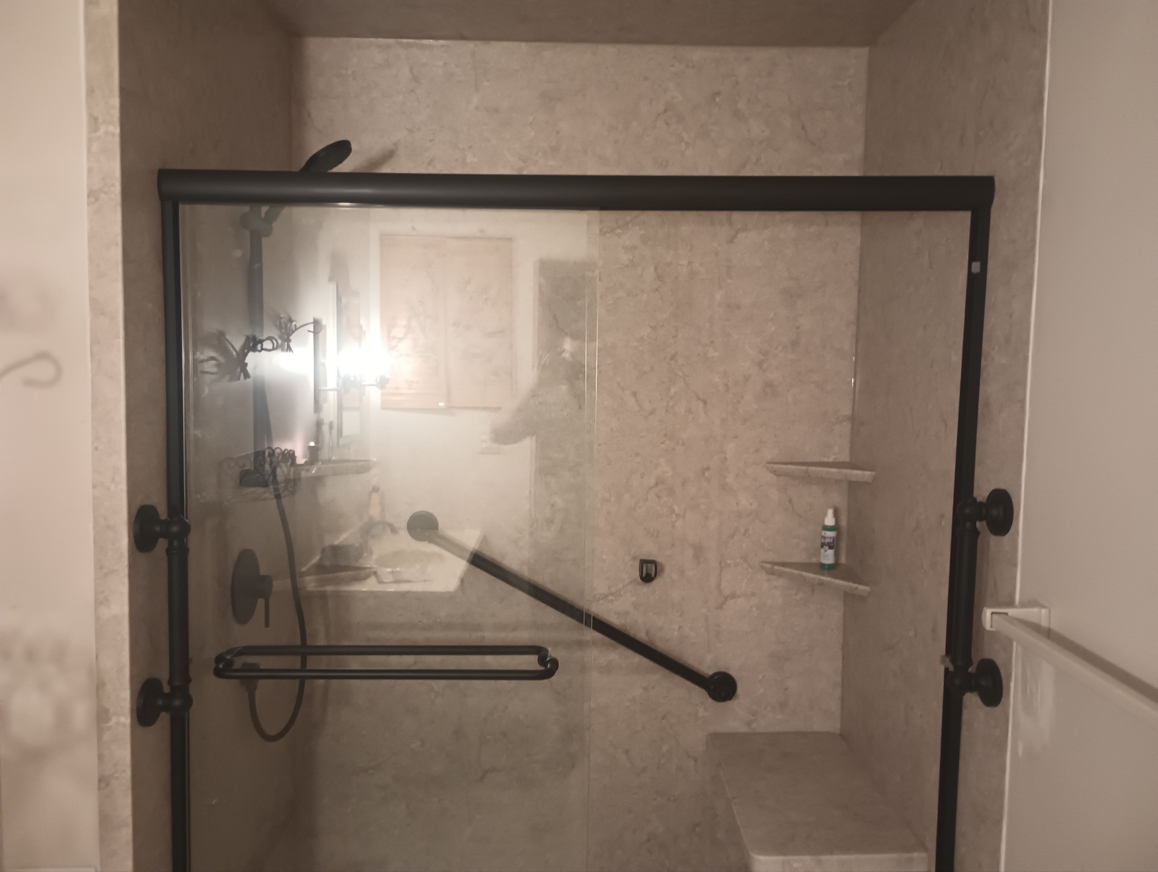 Tub to Shower Conversion using BCI Acrylic Shower System by Secure Construction Company Inc