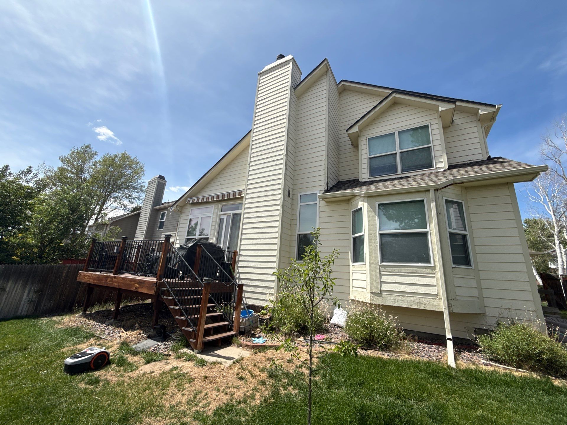 Upgrade your siding today! Watch this home transform as we work by 1st choice windows and siding