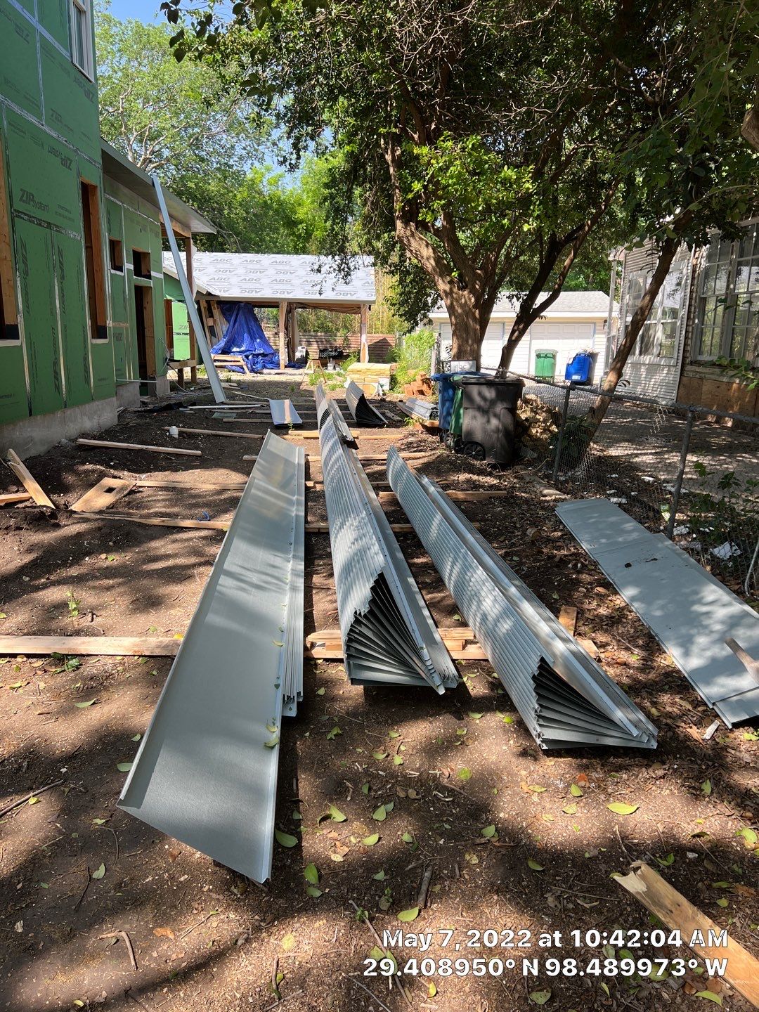 Residential Metal Roof Installation using McElroy Metal by Premier Roofing and Contracting