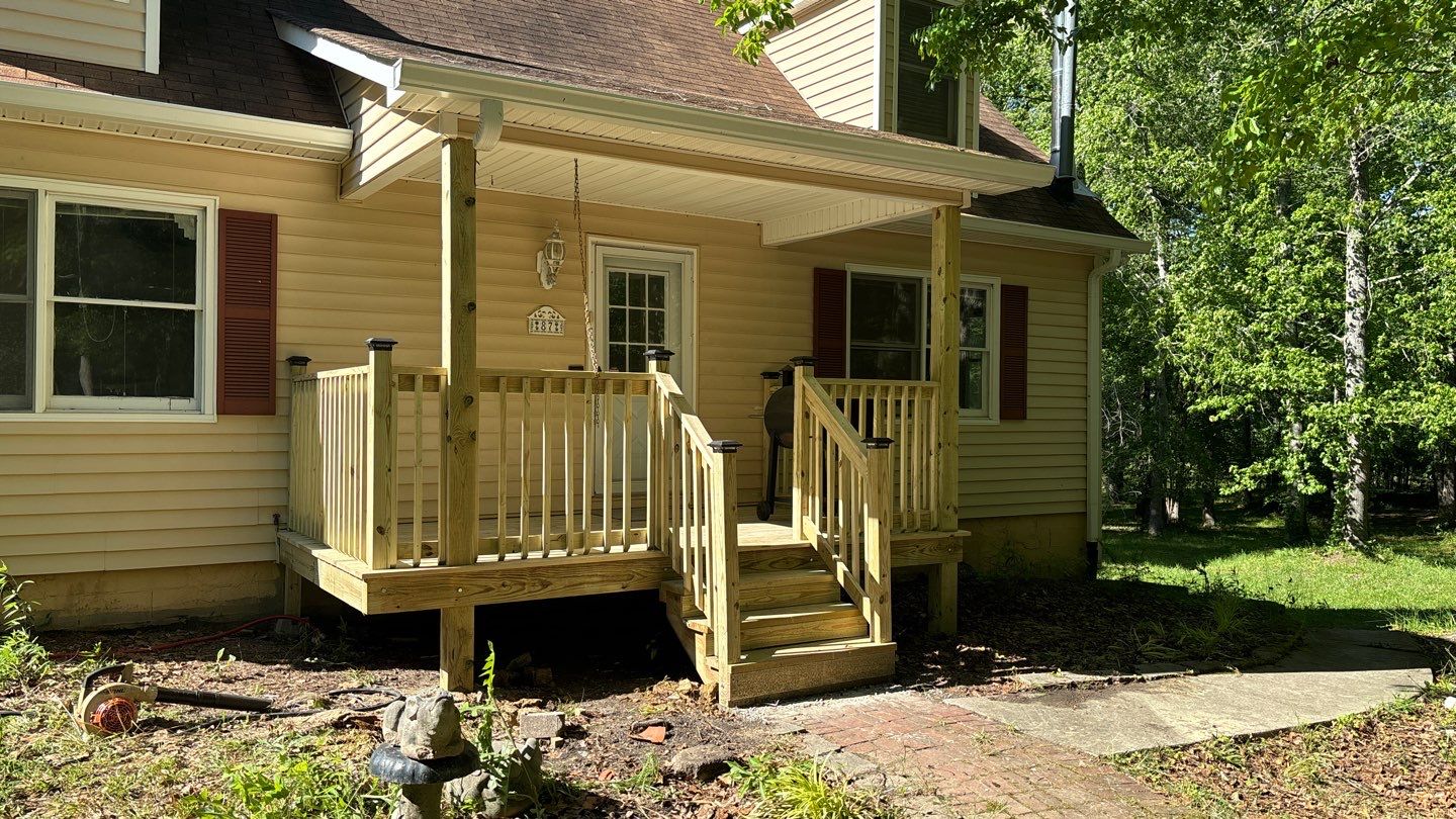 Roof Replacement and cover porch by Deerfield Roofing LLC
