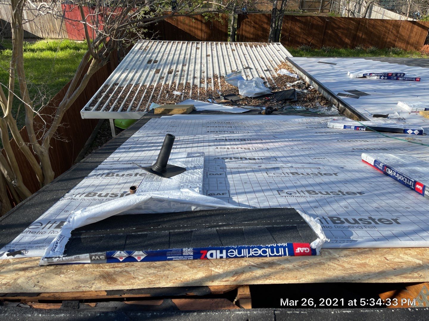 Historical Home needed a full decking and new roof by First United Roofing & Construction