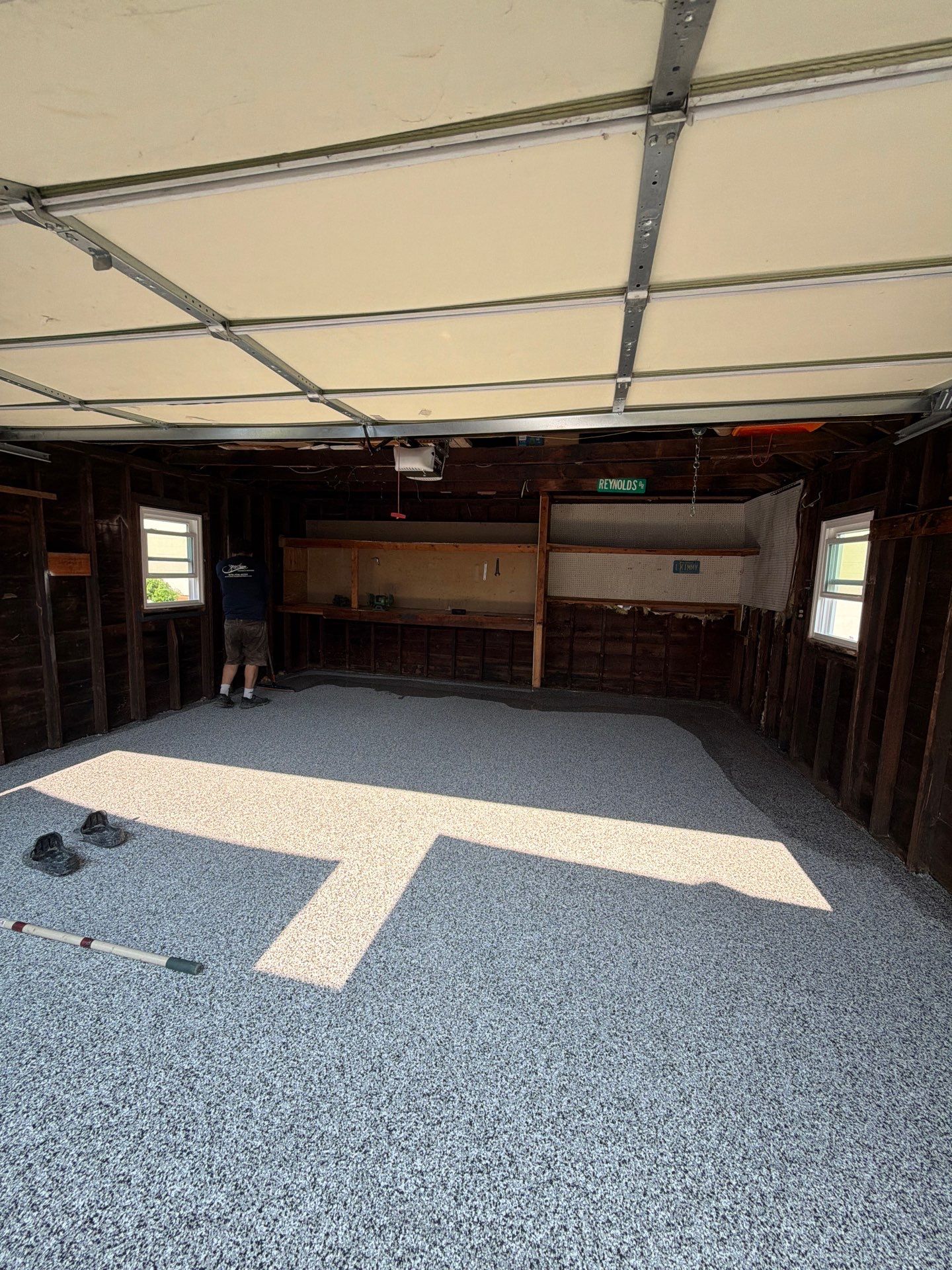 Domino Garage Floor Coating in Pequannock Township by Spectrum Painting, LLC
