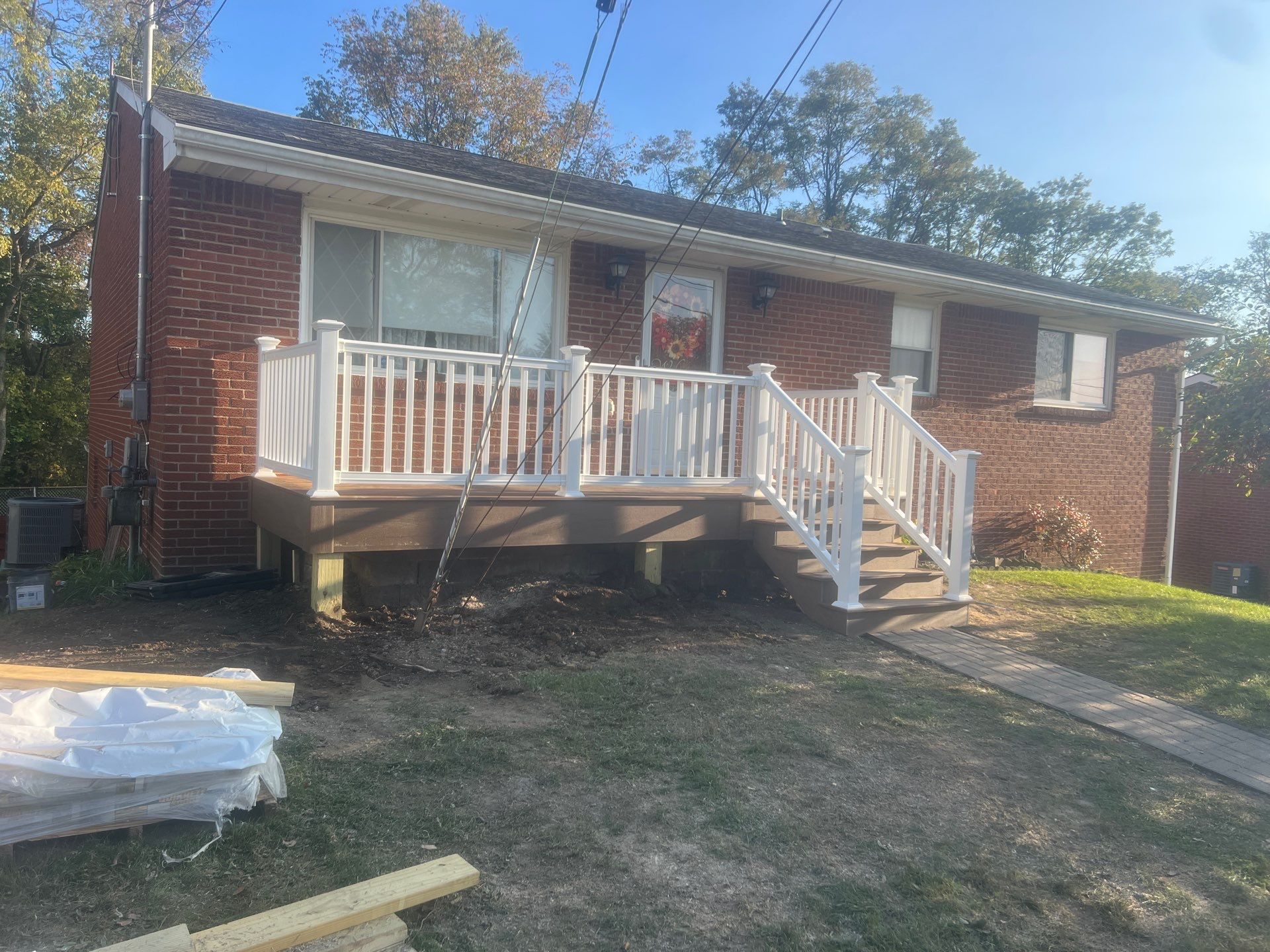 Deck and roof replacement  by Cousins Roofing Siding & Decks